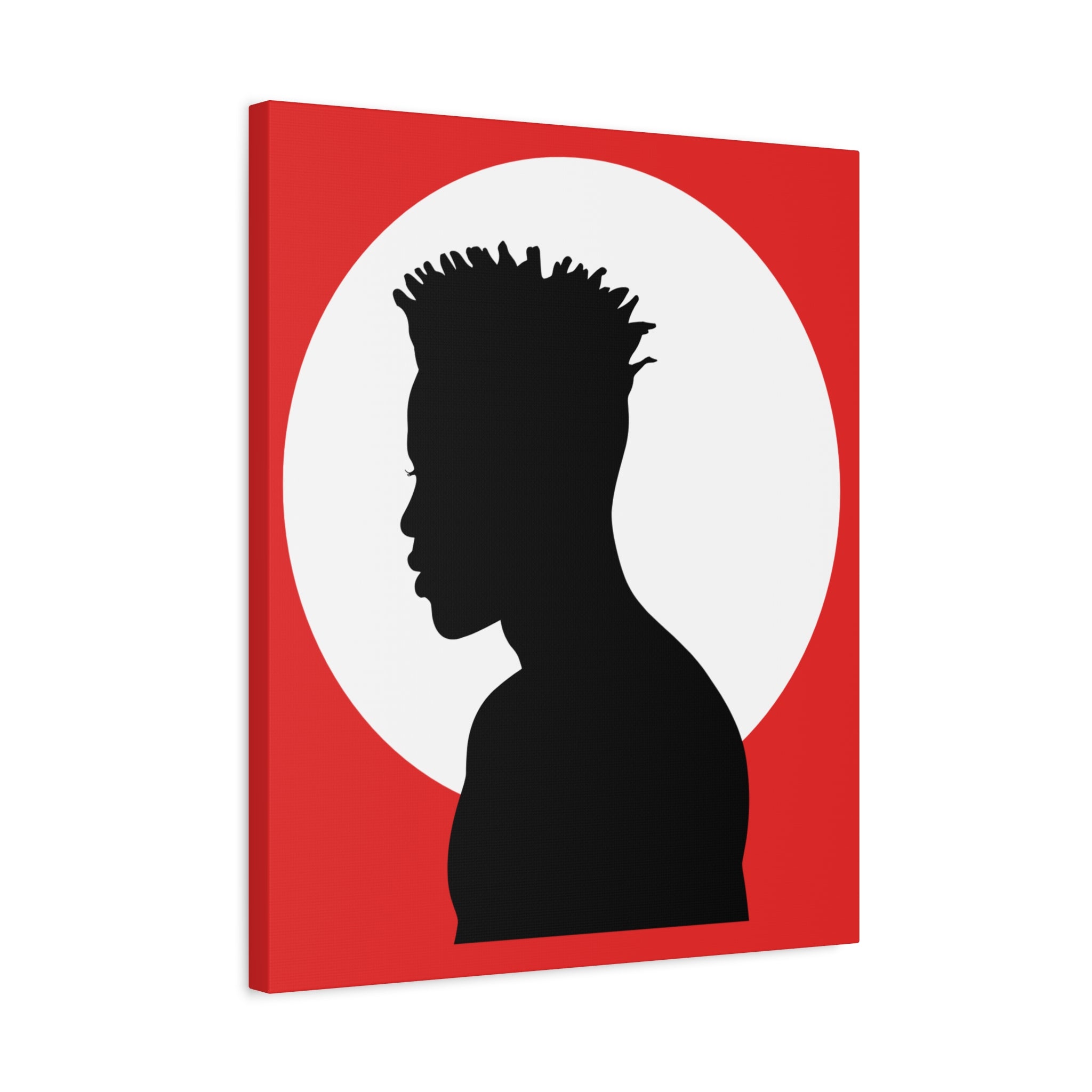 Male Silhouette — Canvas Art