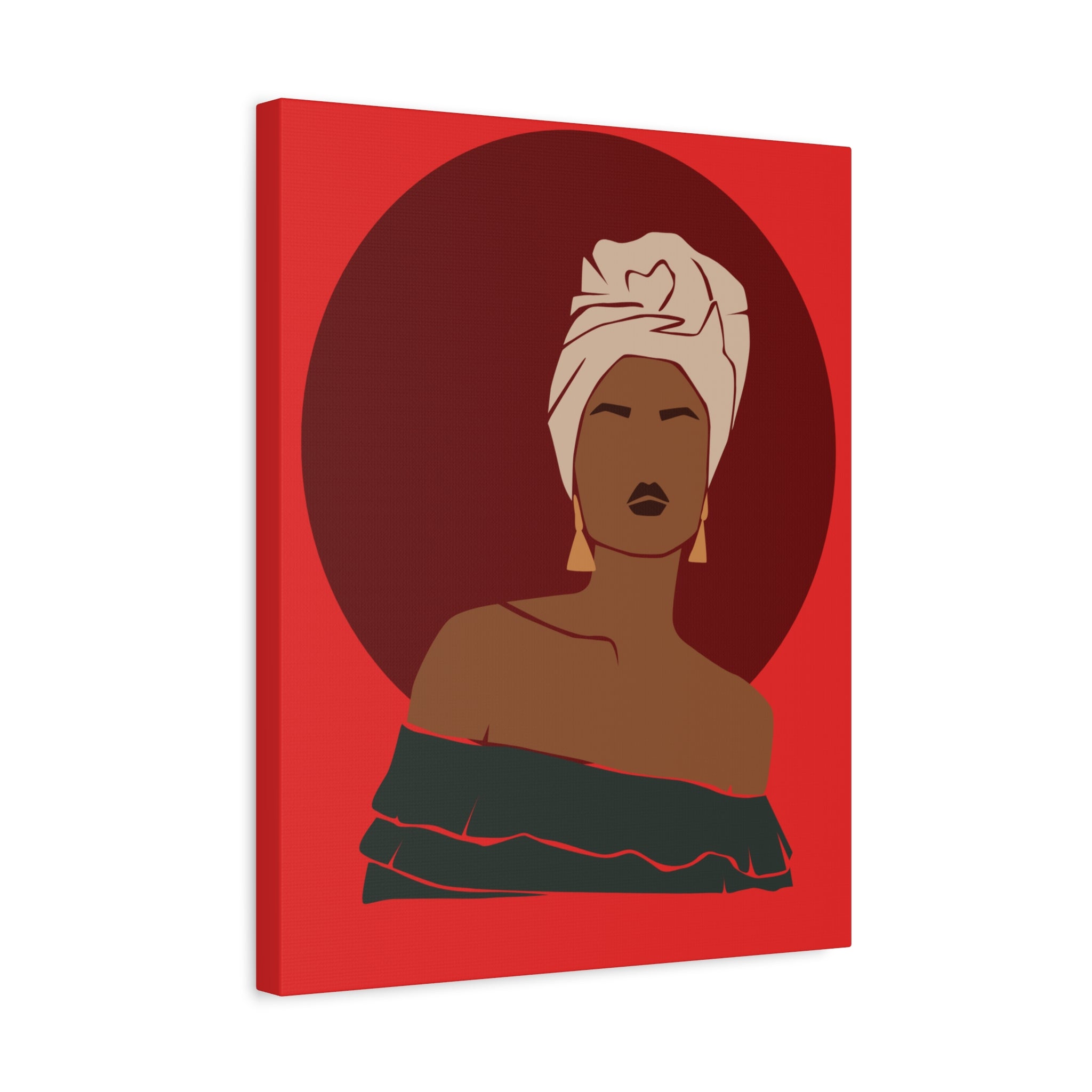 Afrocentric Woman - Canvas Art