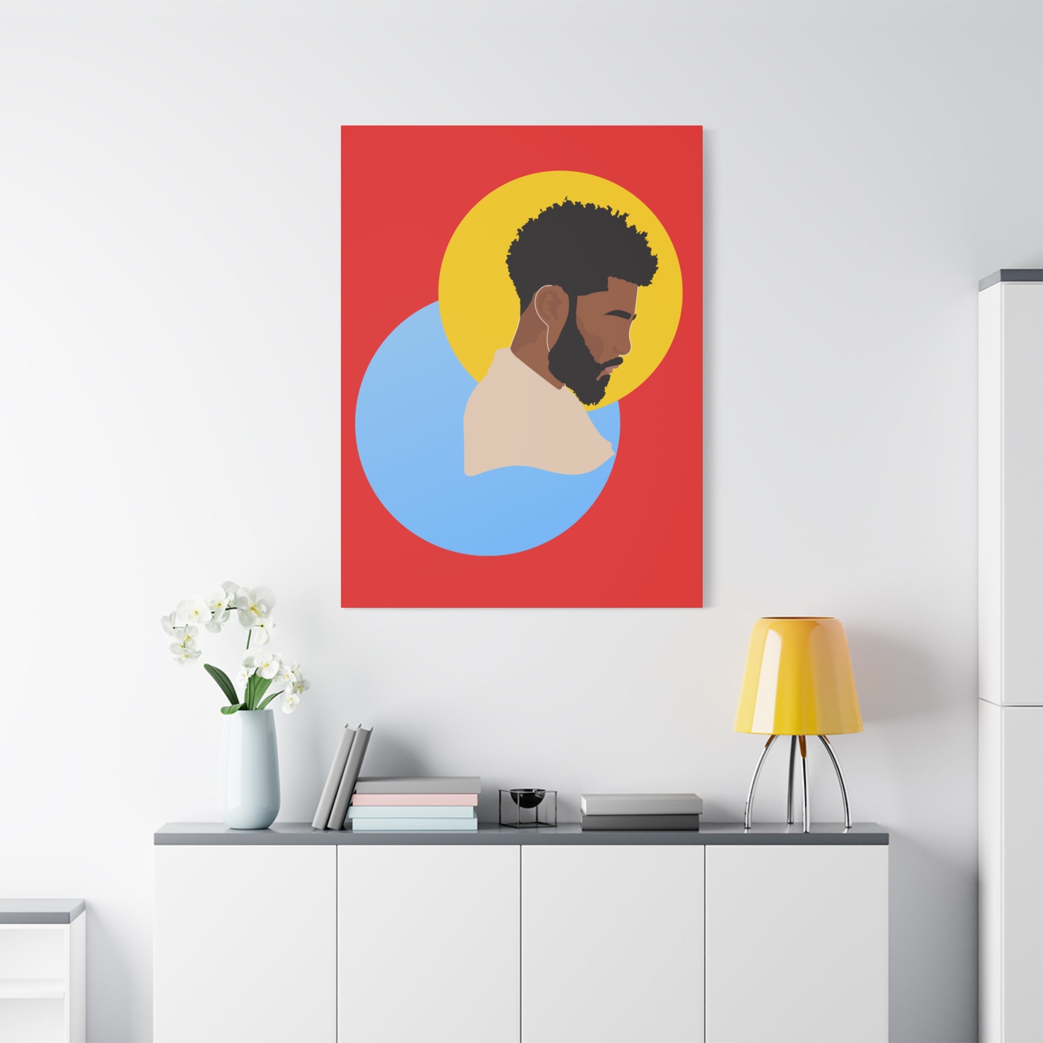 Male Silhouette — Canvas Art
