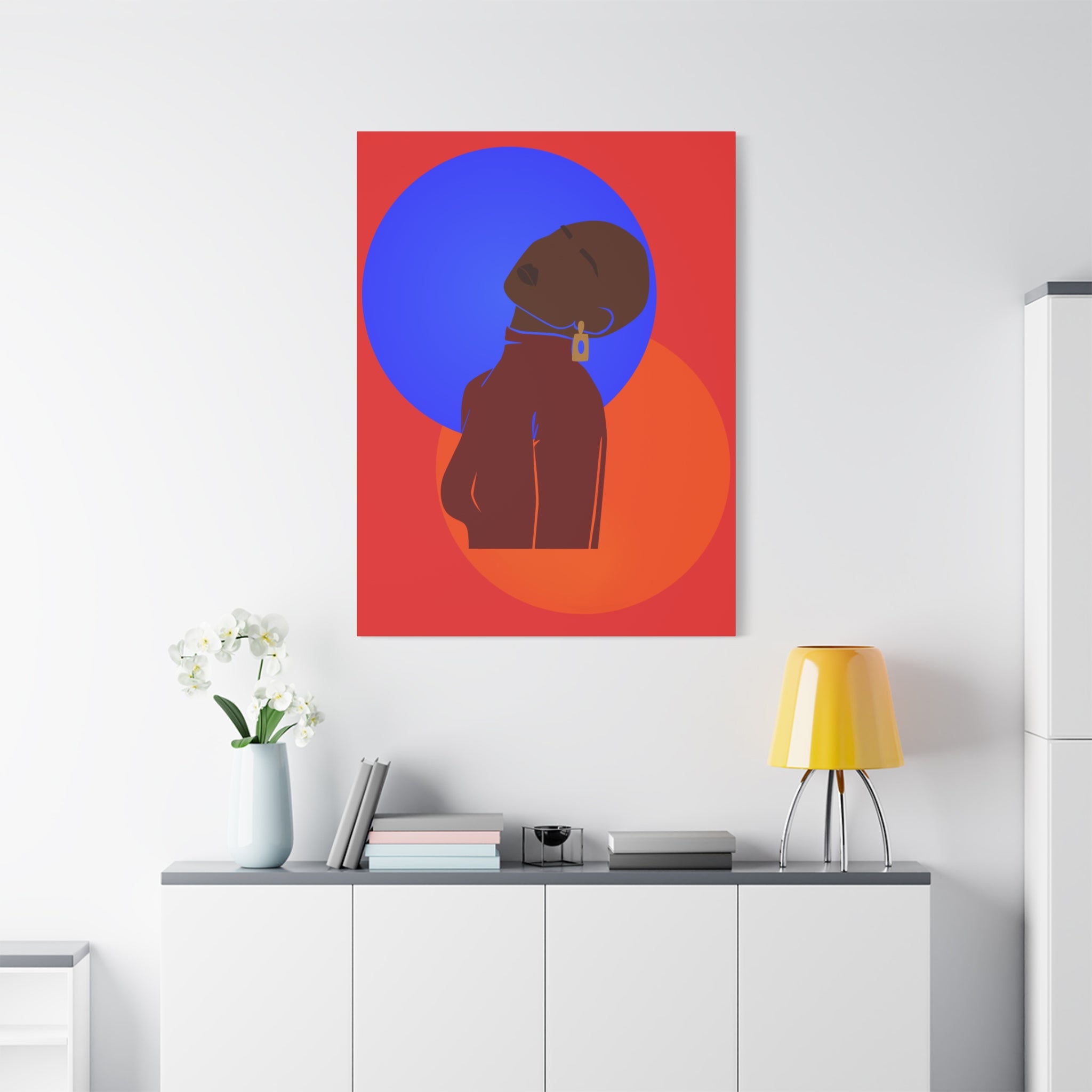 Bold Abstract Woman — Canvas Art