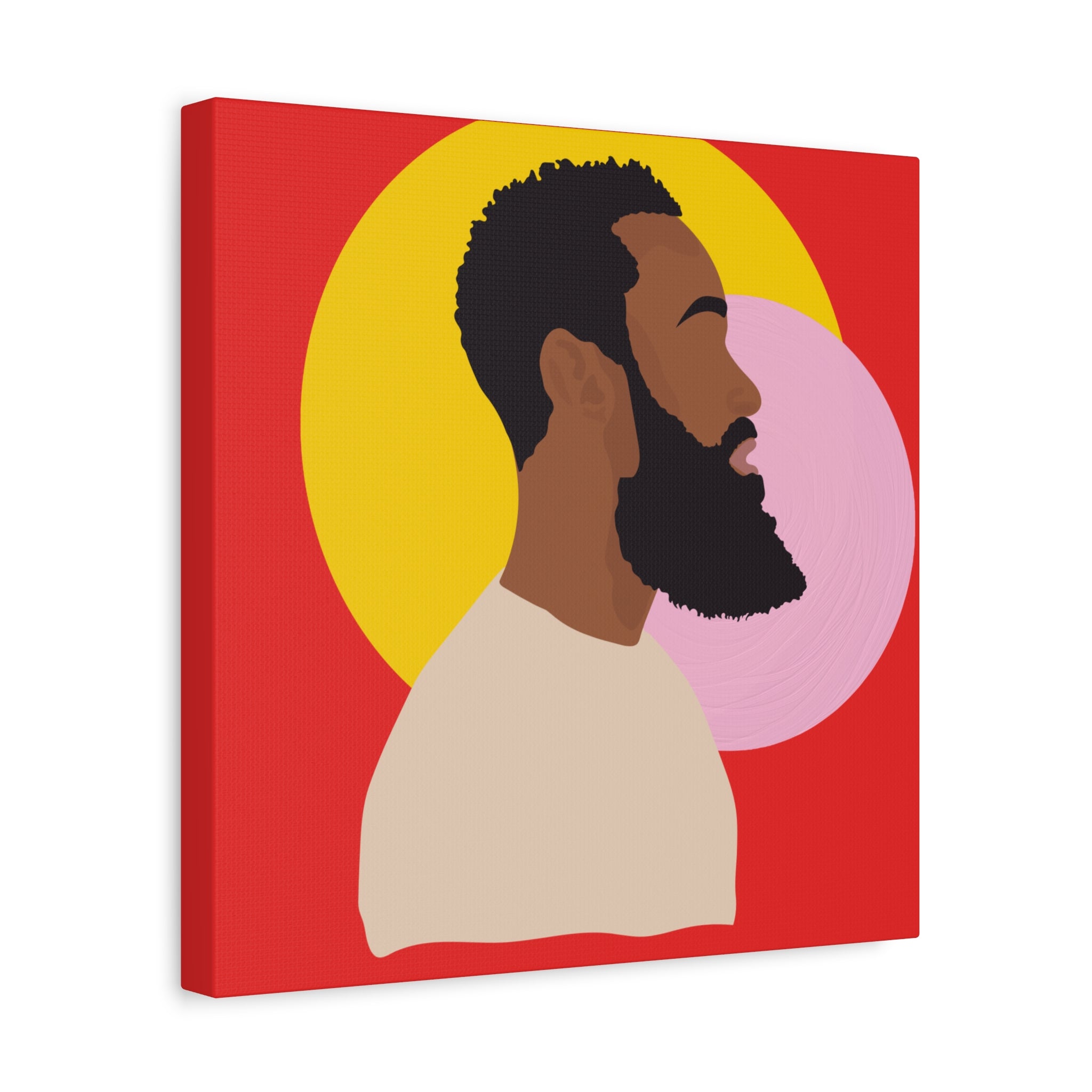 Bearded Man - Canvas Art