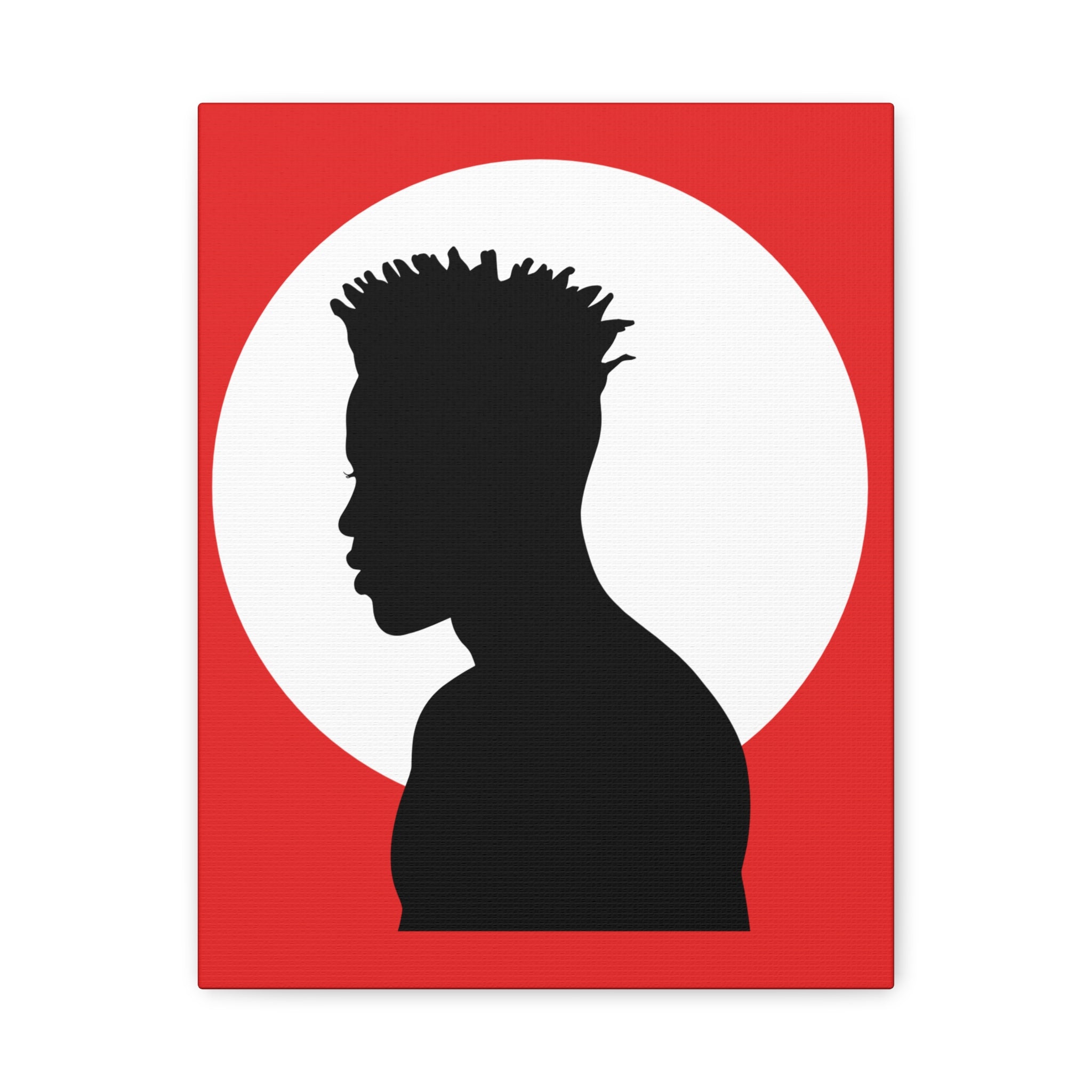 Male Silhouette — Canvas Art