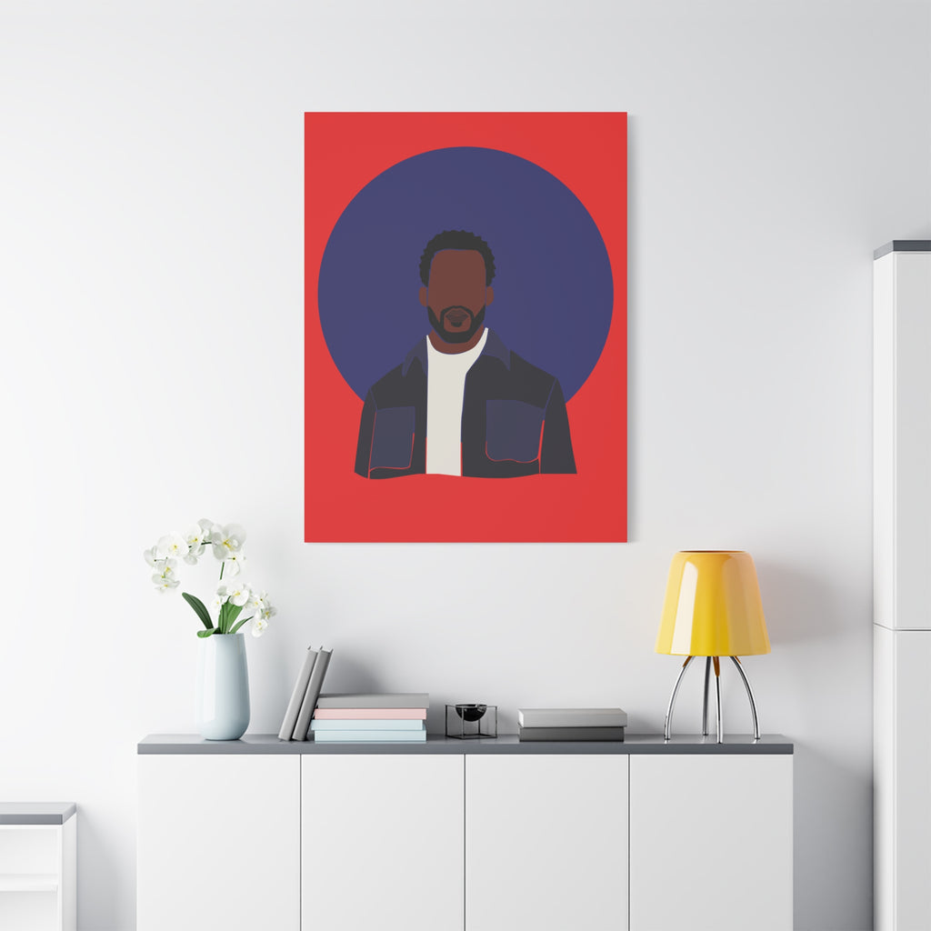 Minimalist Male Abstract — Canvas Art