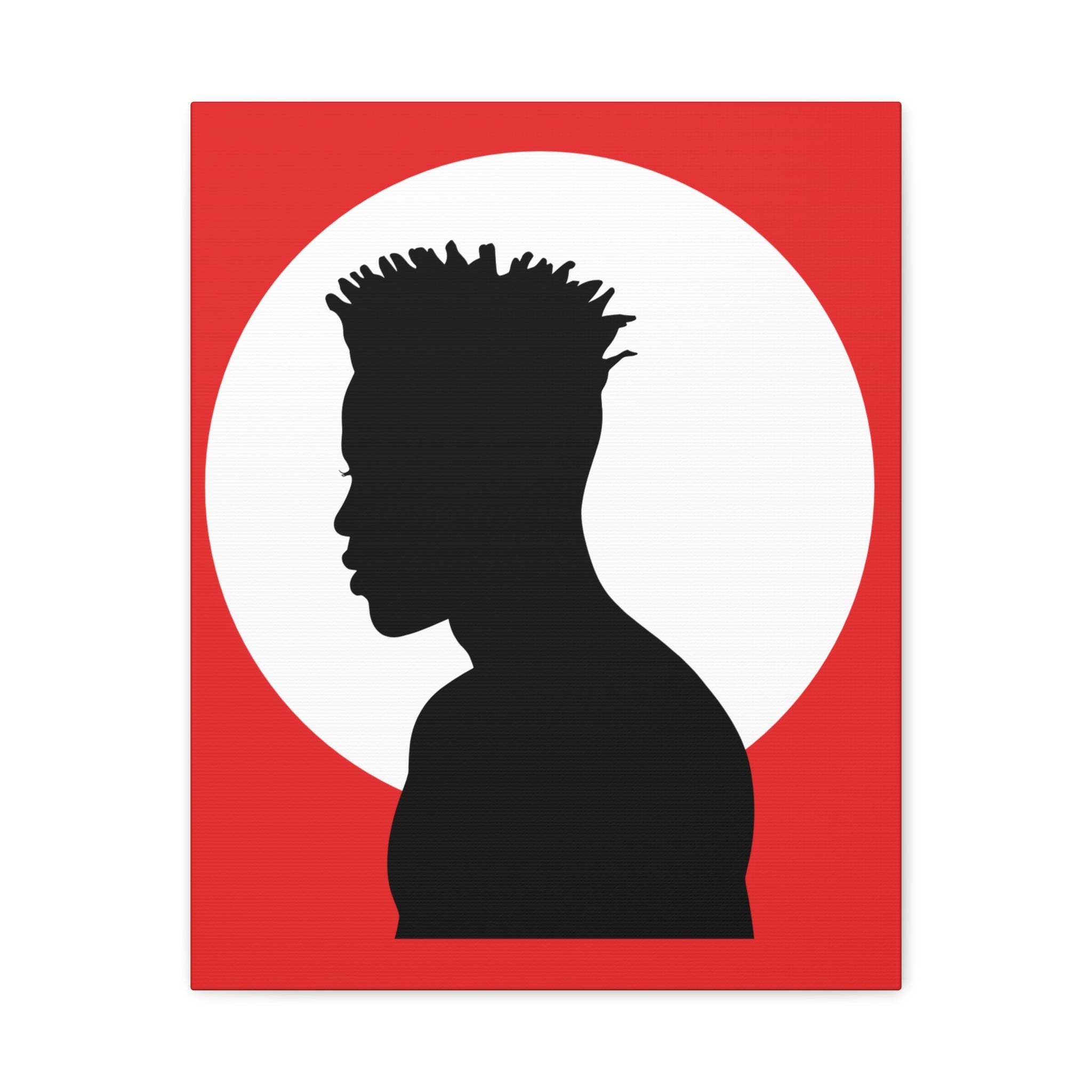 Male Silhouette — Canvas Art