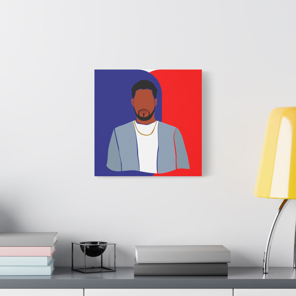 Abstract Male Figure - Canvas Art