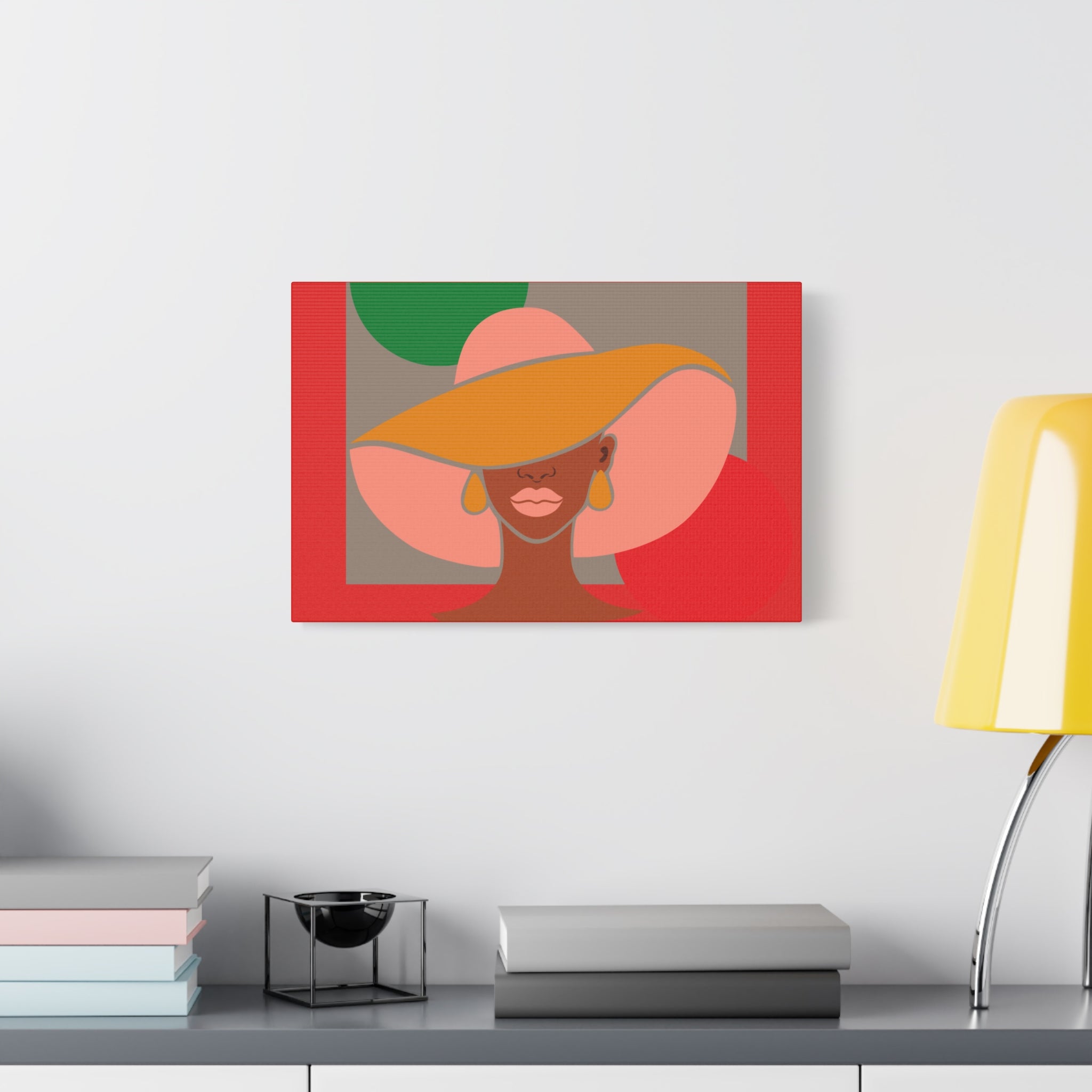 Hat Woman — Canvas Art