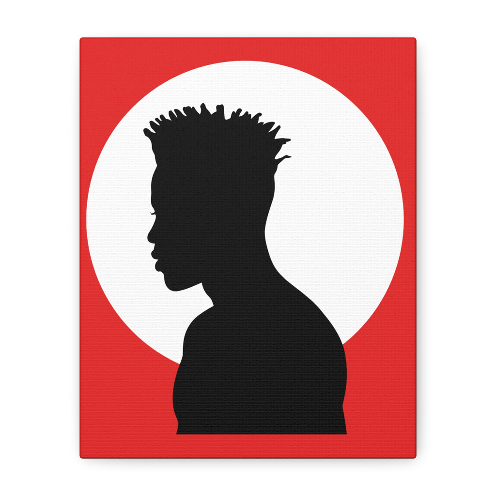Male Silhouette — Canvas Art