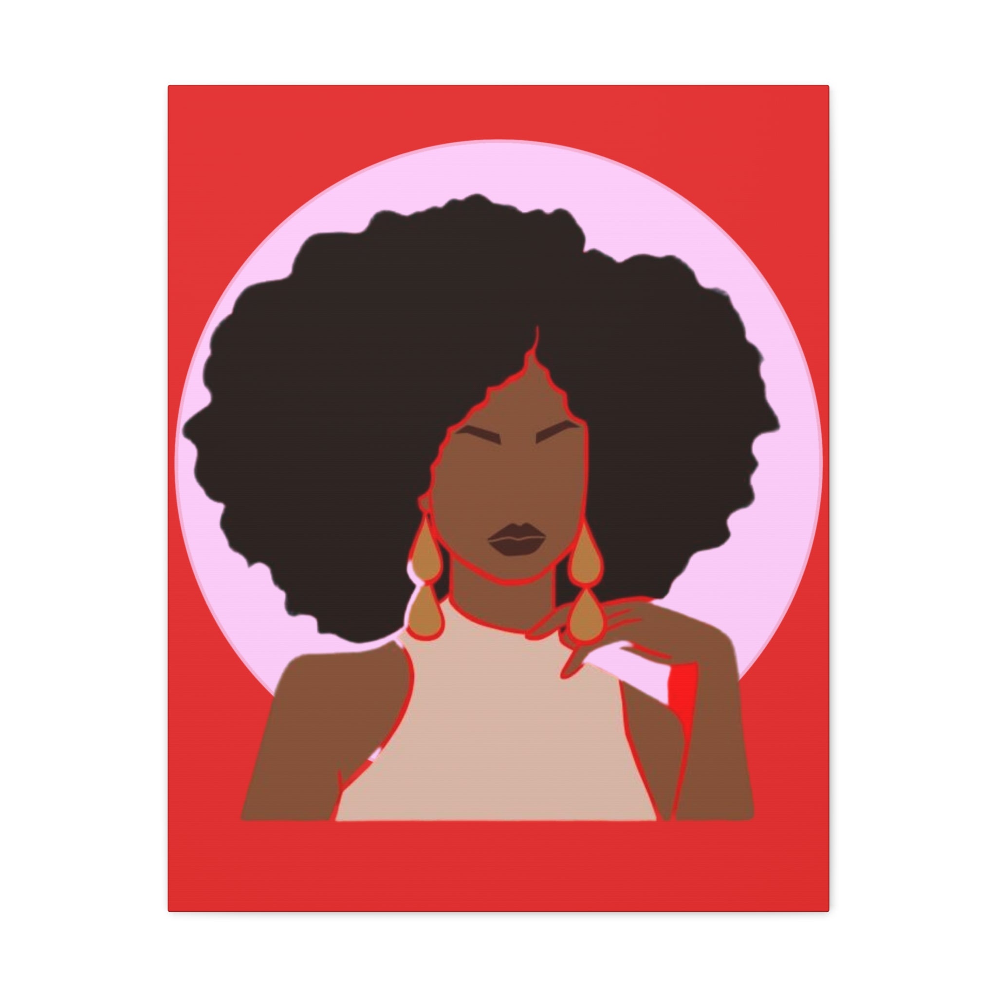 Afro Woman — Art Canvas