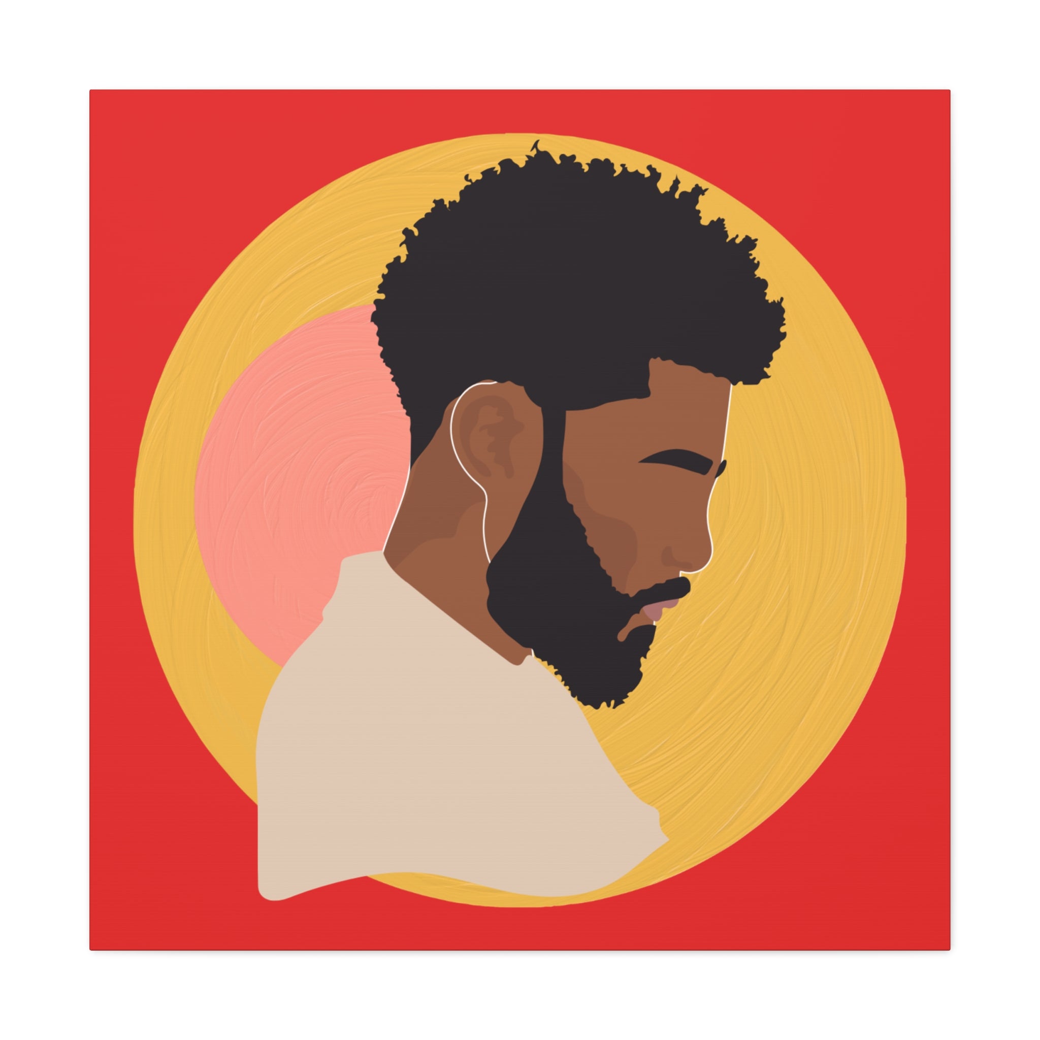Afrocentric Male — Canvas Art
