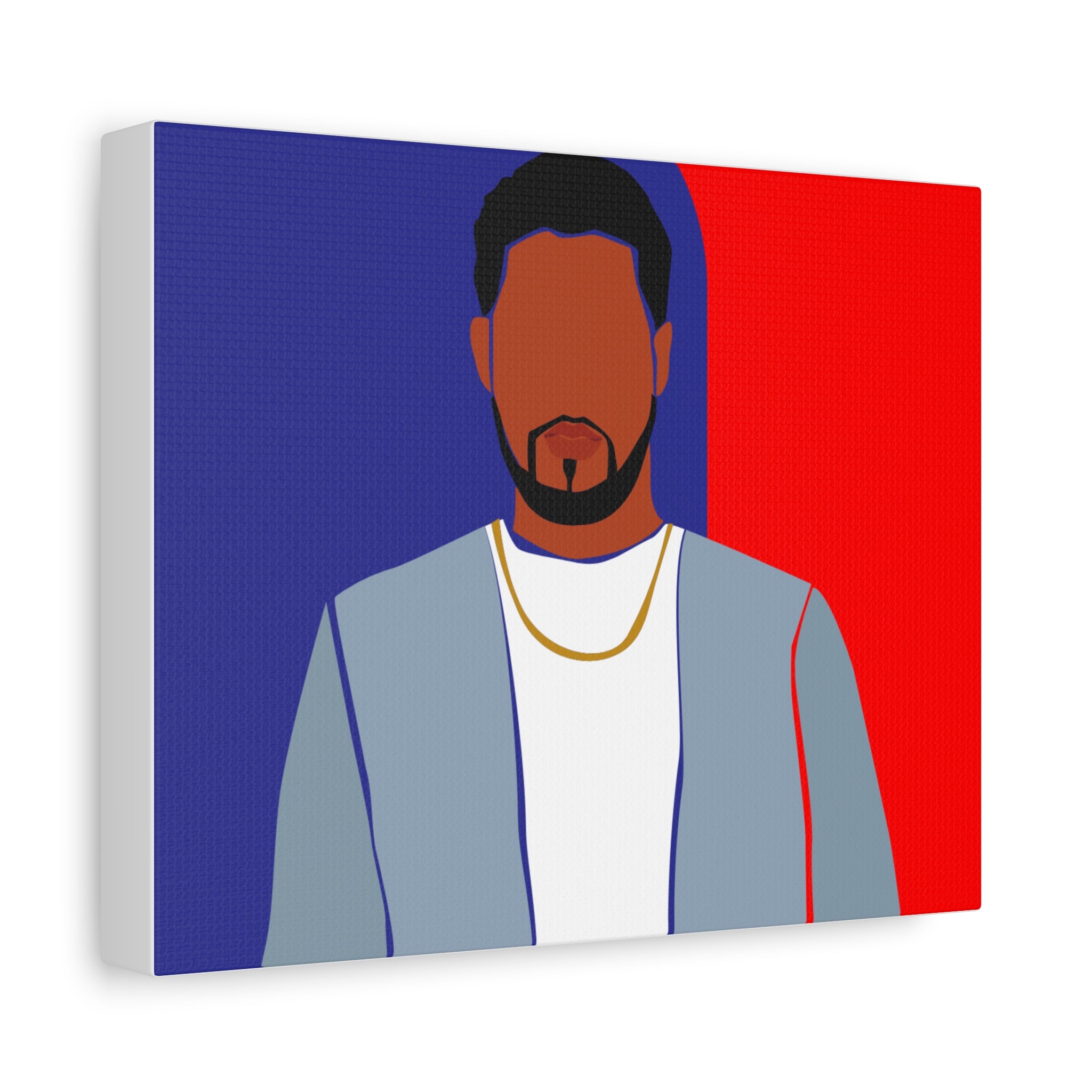Abstract Male Figure - Canvas Art