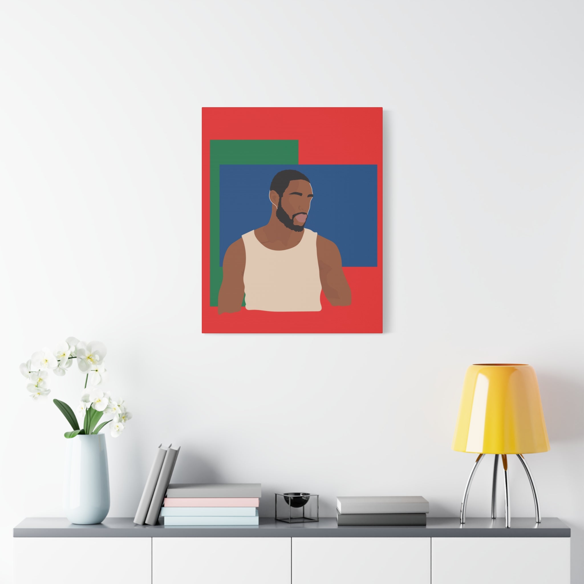 Modern Minimalist Bold Color Block -  Canvas Art