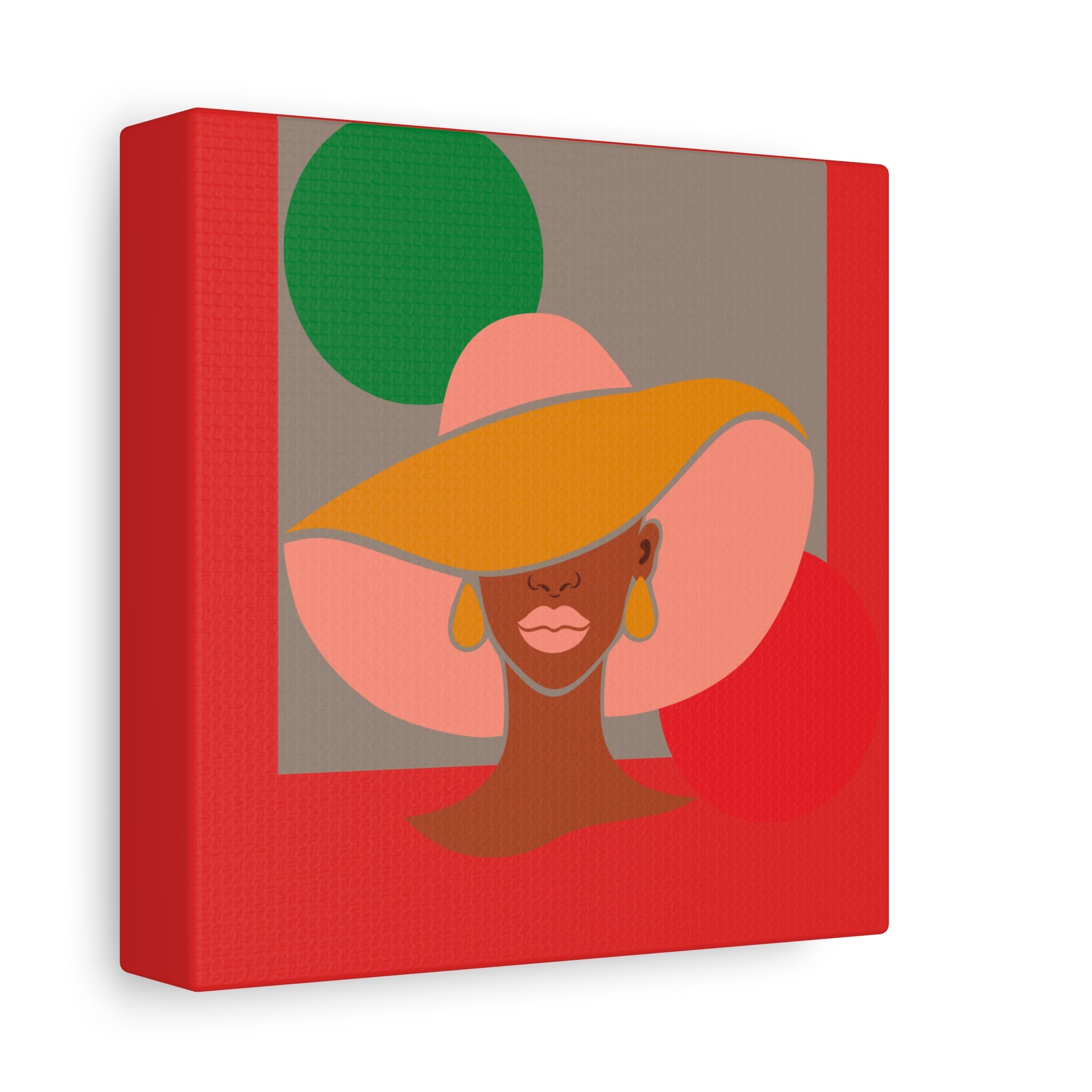 Hat Woman — Canvas Art