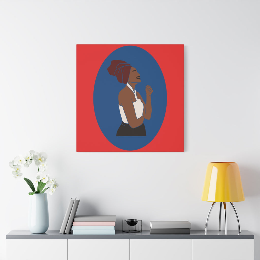 Joyful Woman — Canvas Art