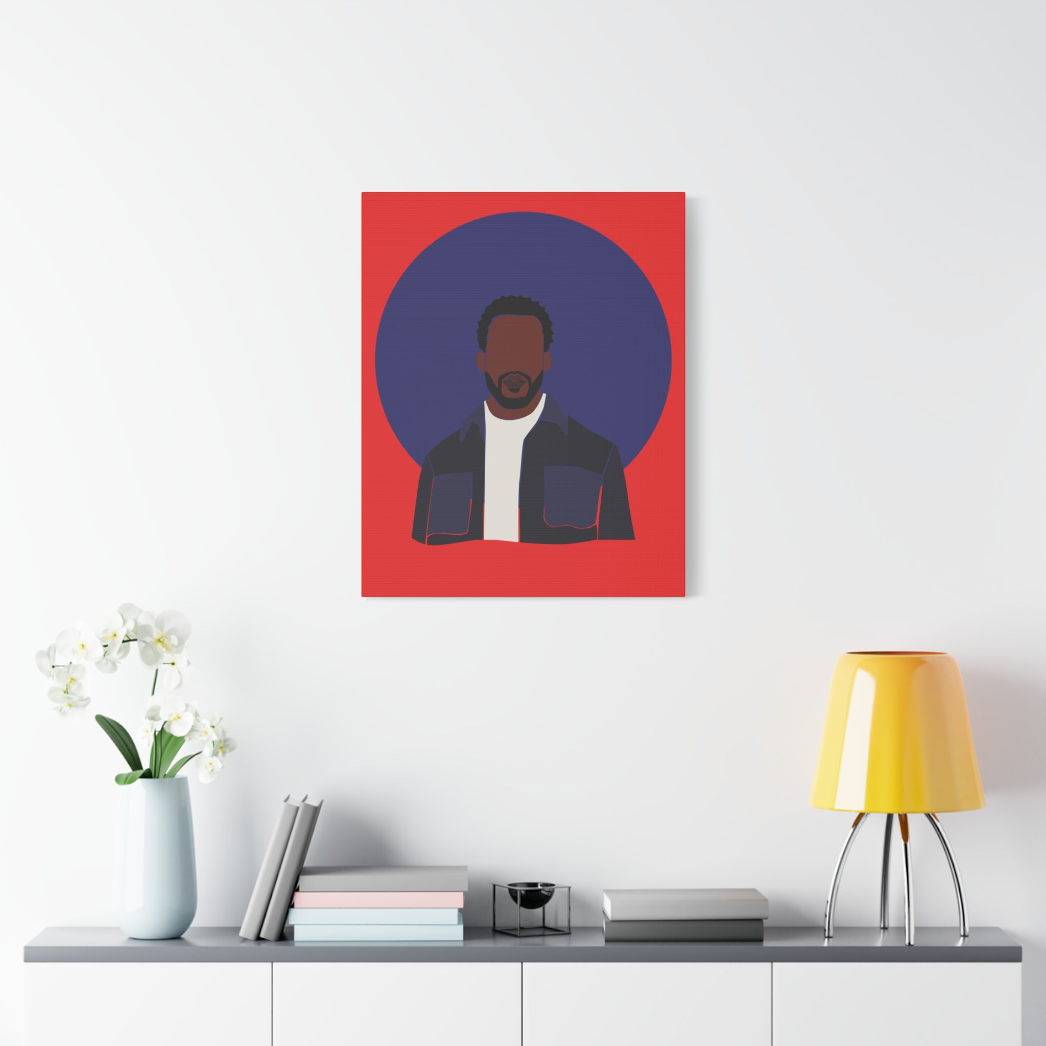 Minimalist Male Abstract — Canvas Art