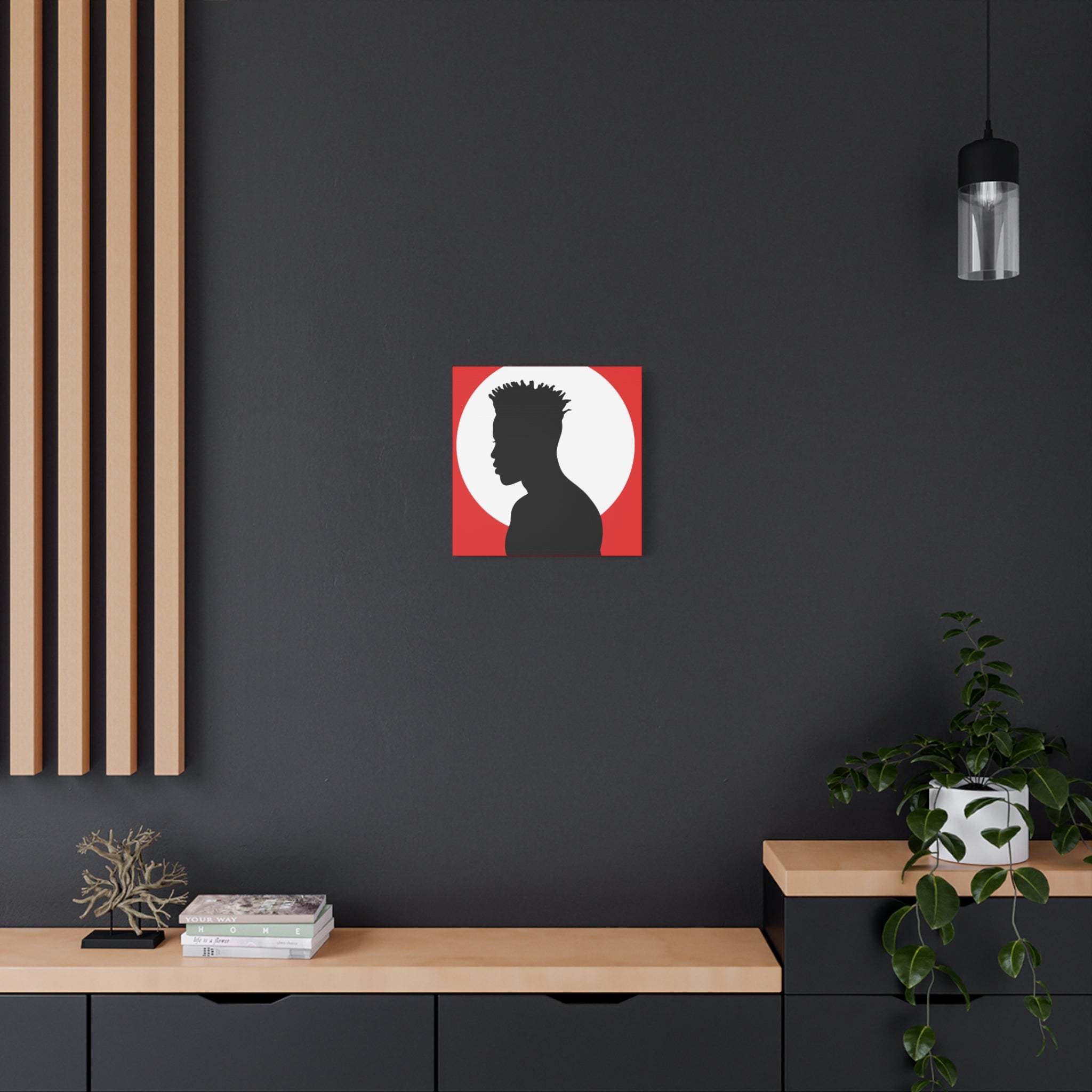 Male Silhouette — Canvas Art