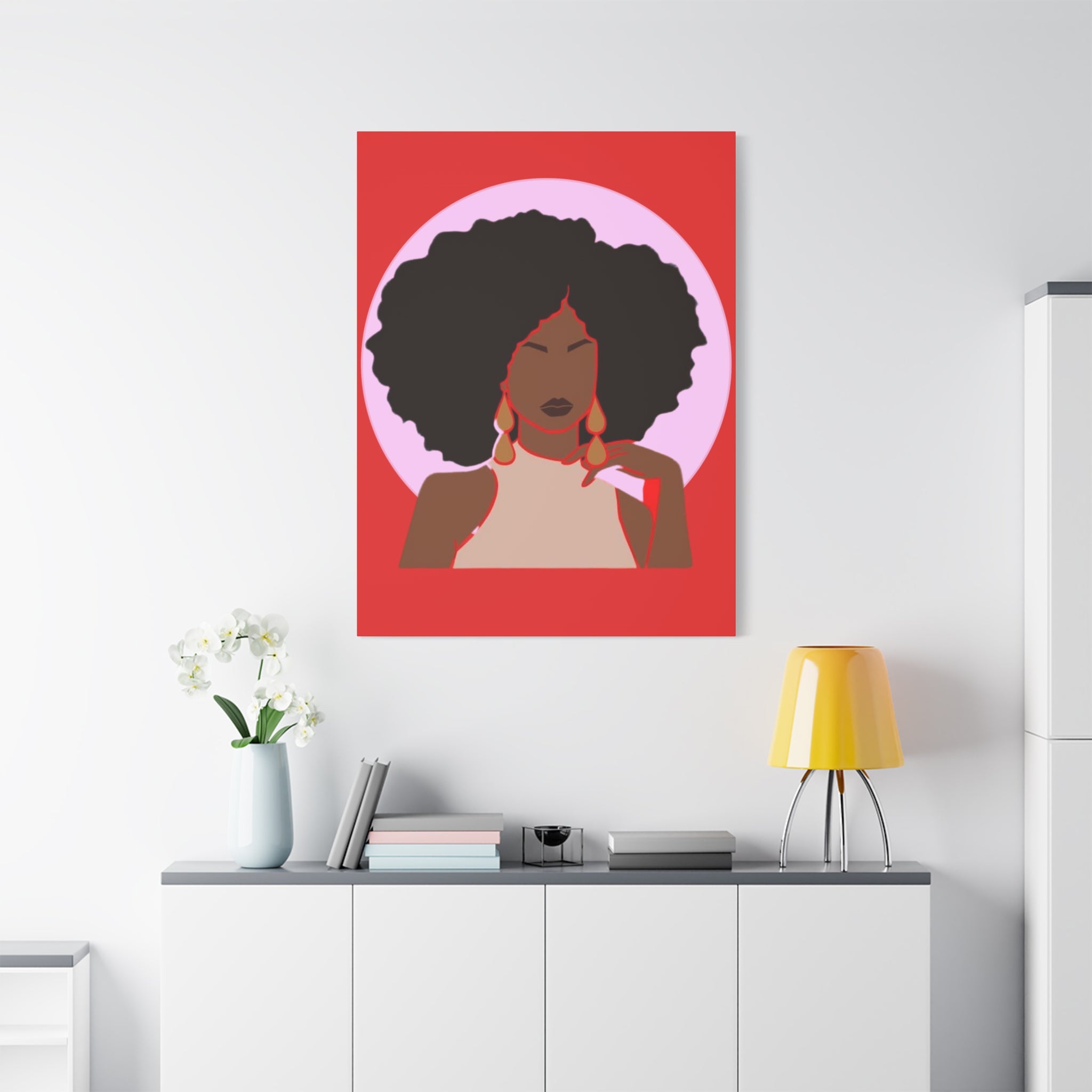 Afro Woman — Art Canvas