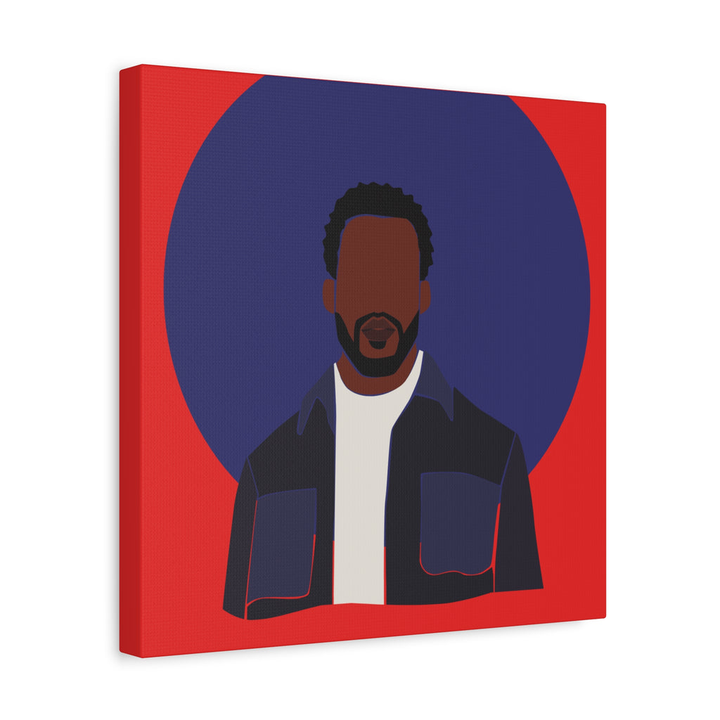 Minimalist Male Abstract — Canvas Art