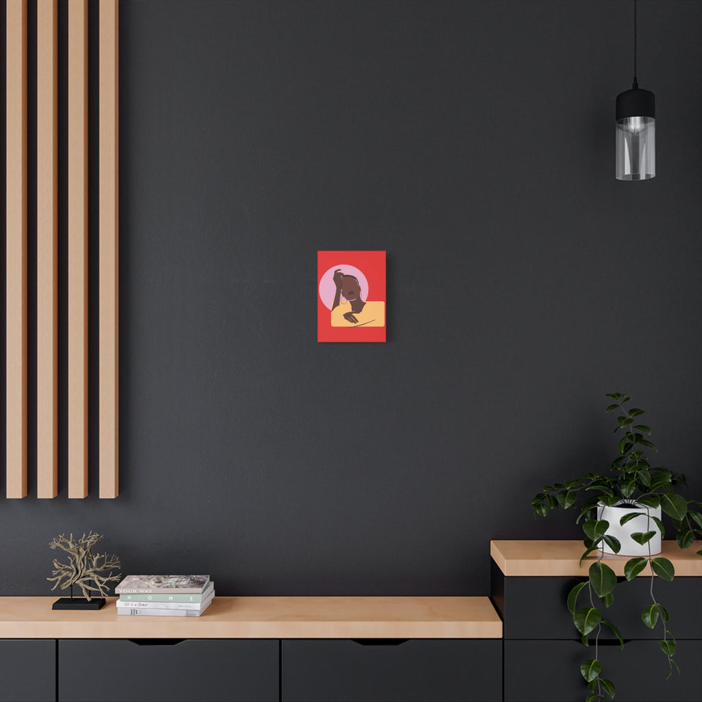Abstract Afrocentric Portrait - Canvas Art