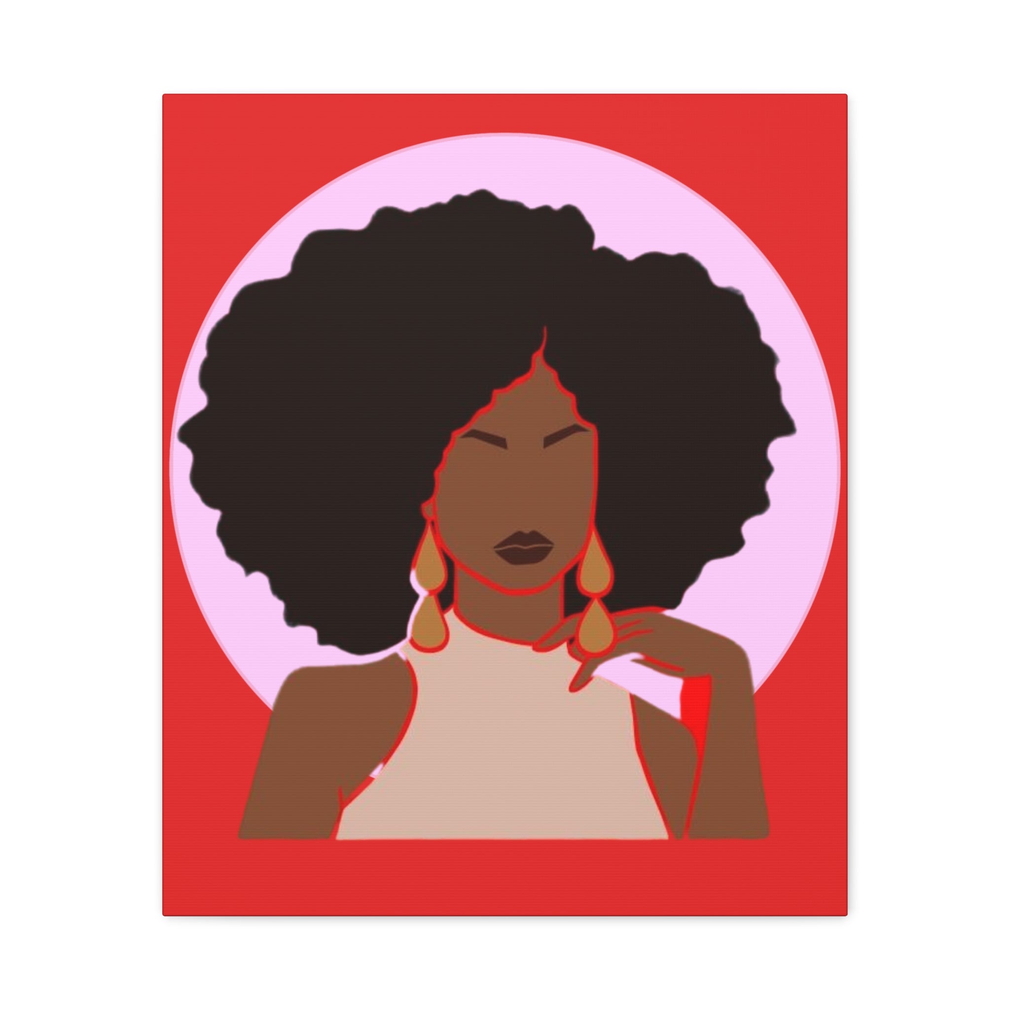 Afro Woman — Art Canvas