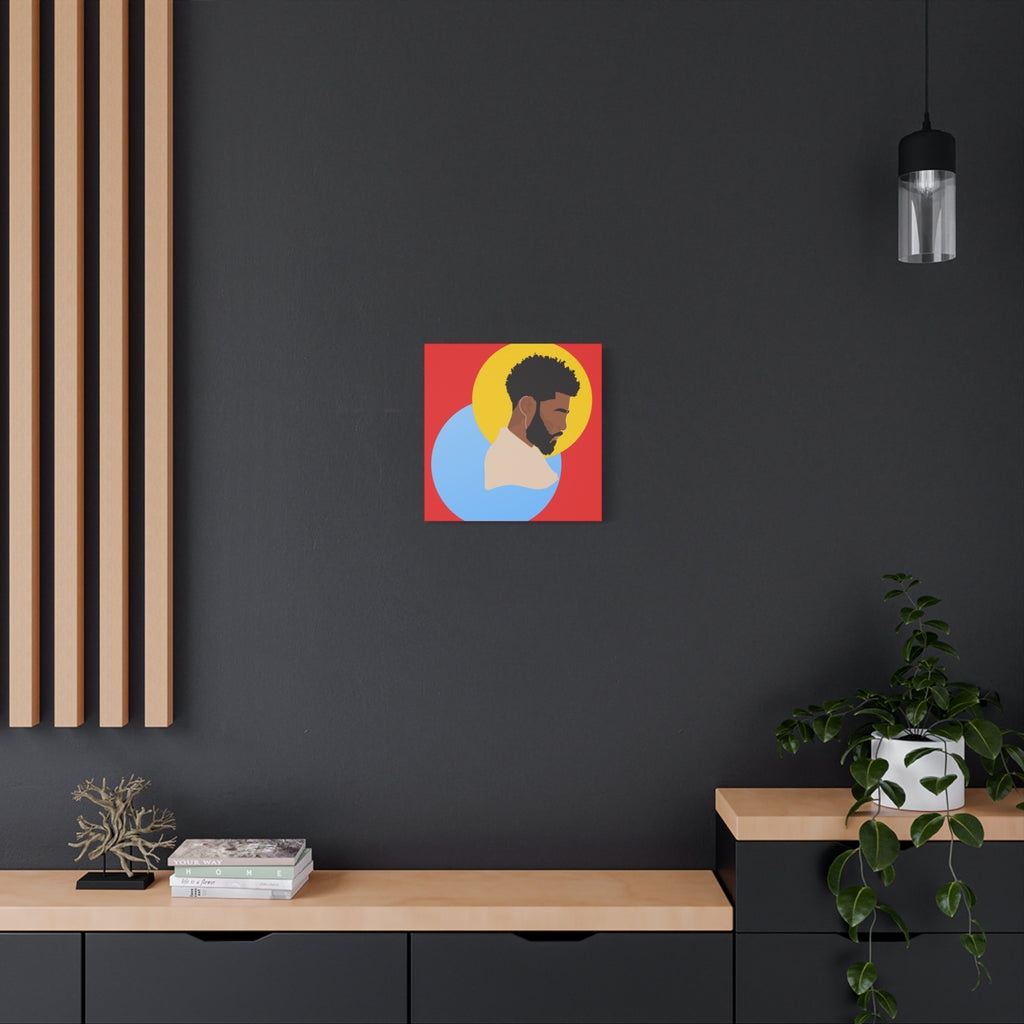 Male Silhouette — Canvas Art