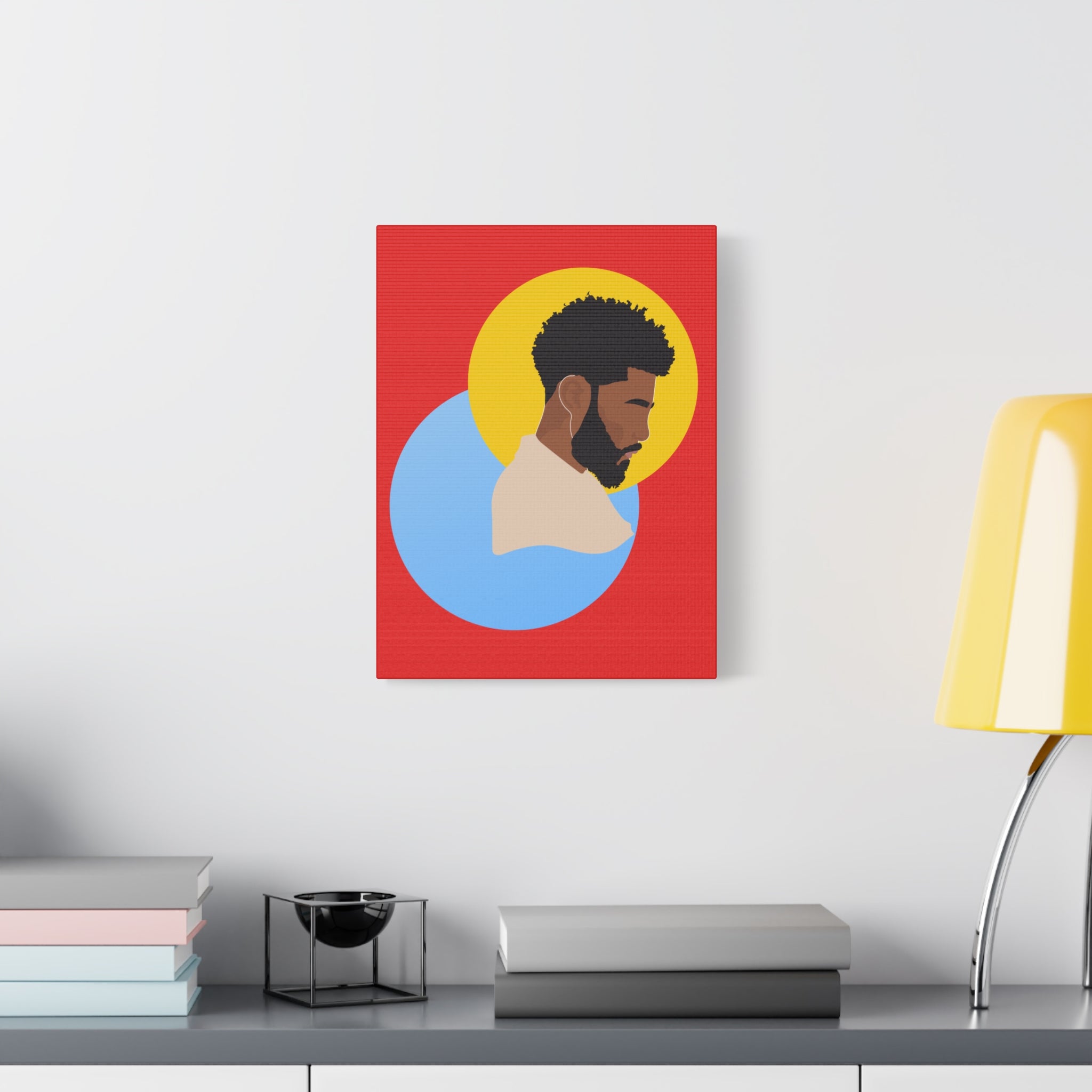 Male Silhouette — Canvas Art