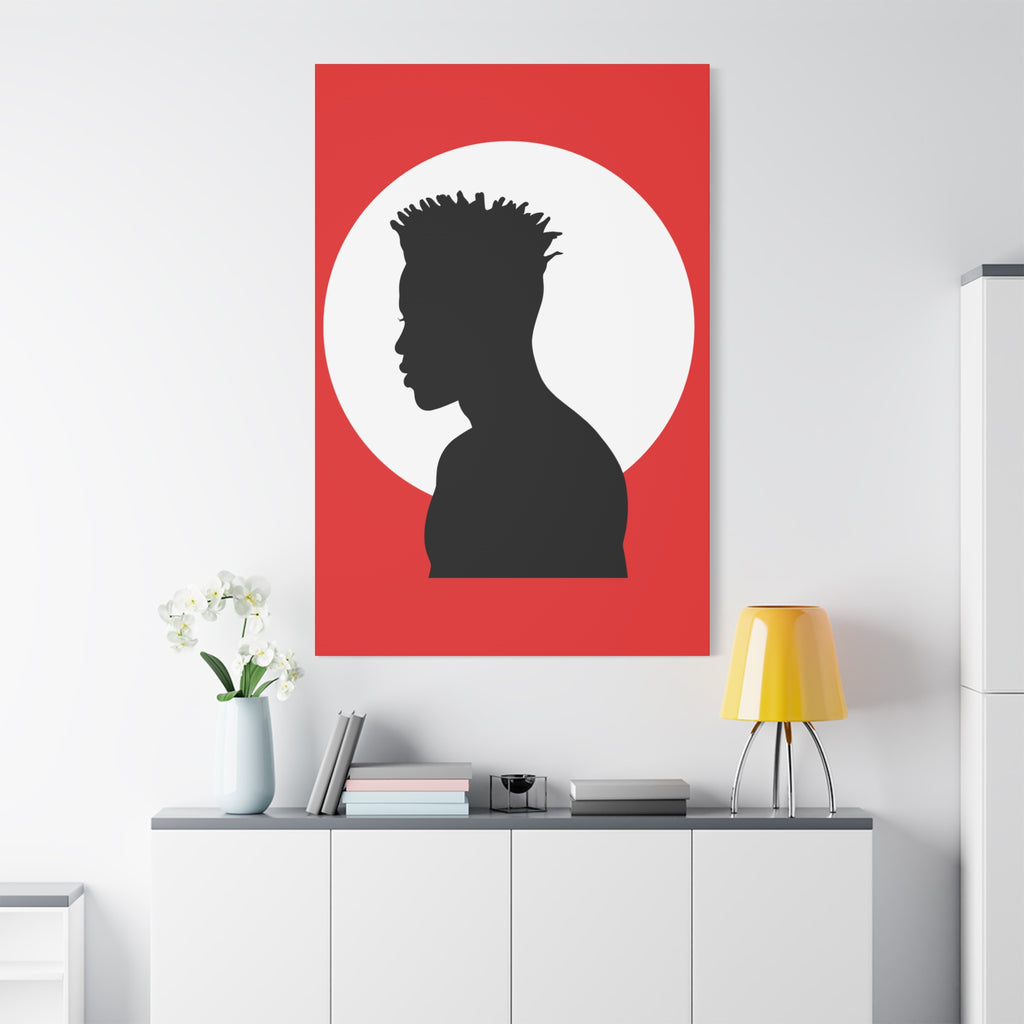 Male Silhouette — Canvas Art