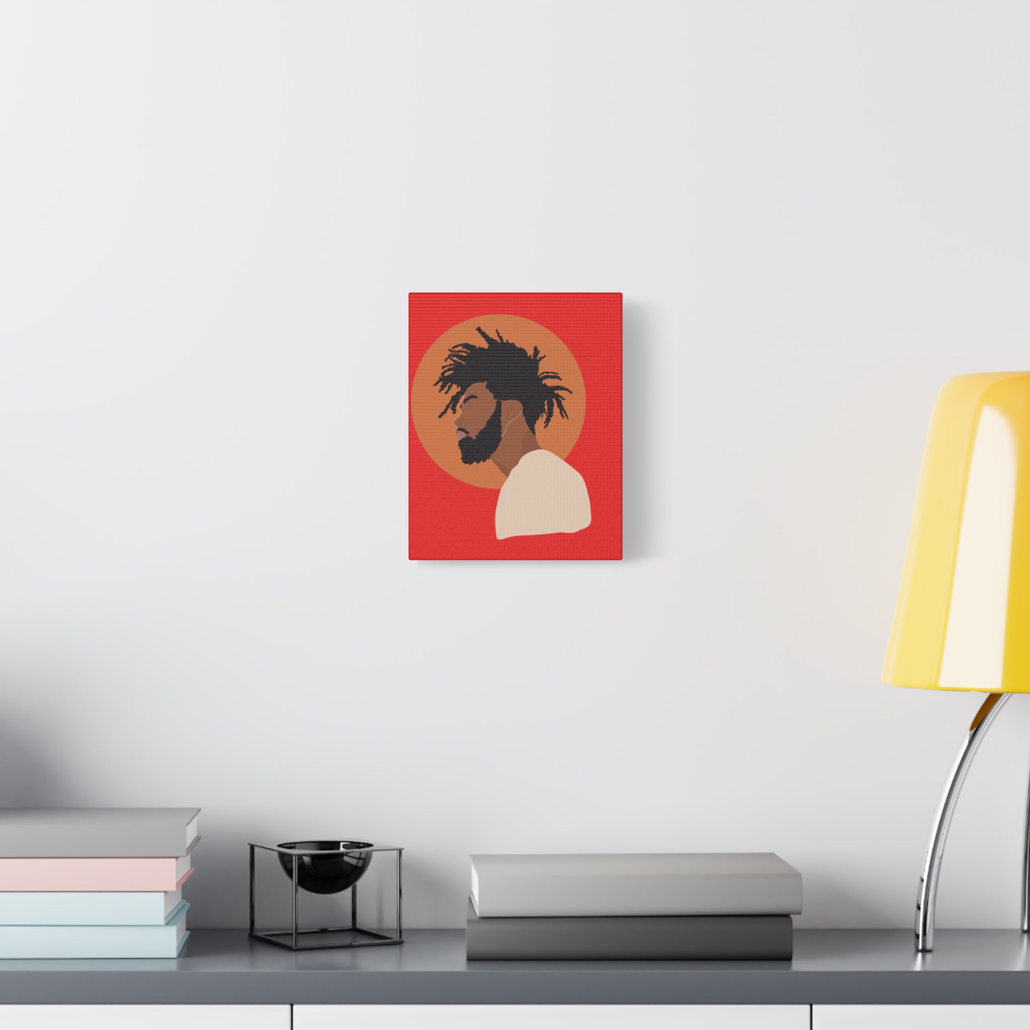 Male with Brown Sun — Canvas Art