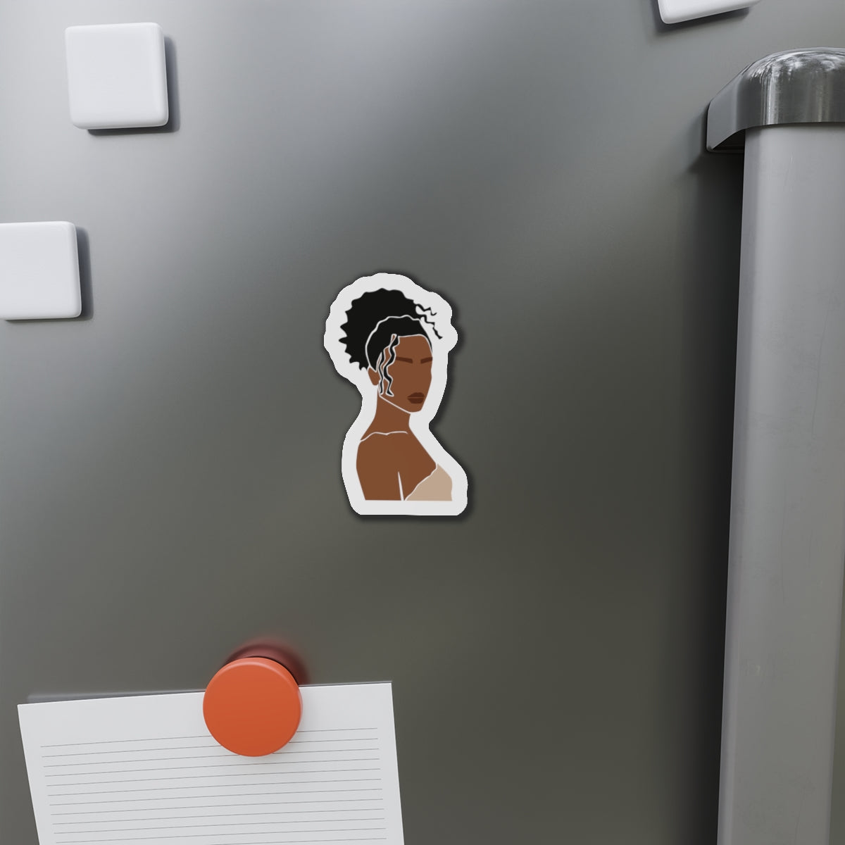 Minimal Brown Skin Woman — Magnet