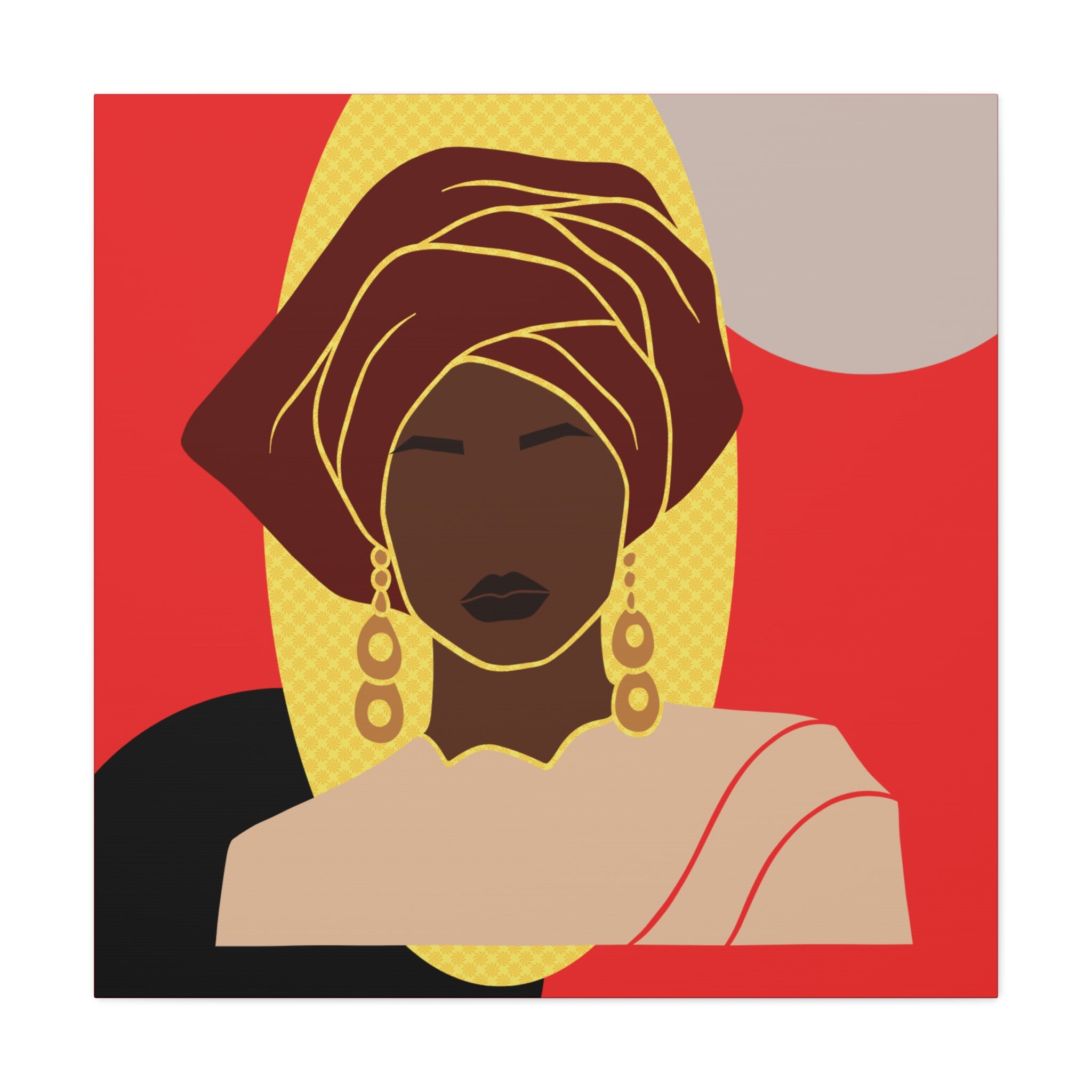 African Lady — Canvas Art