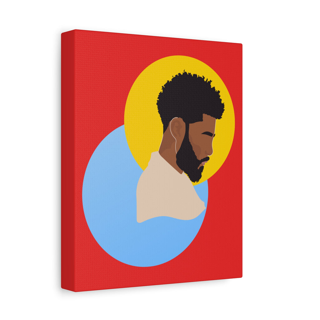 Male Silhouette — Canvas Art