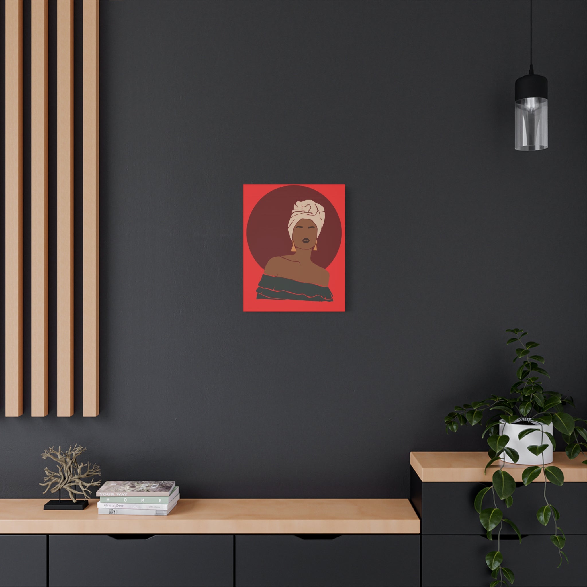 Afrocentric Woman - Canvas Art