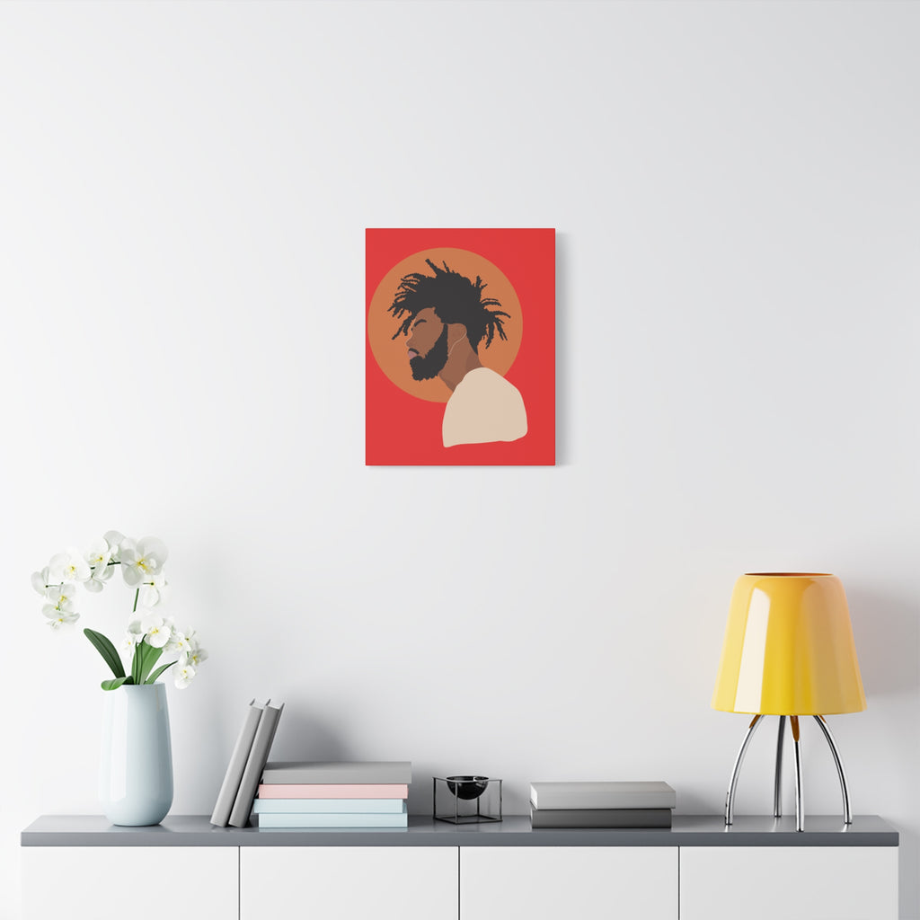 Male with Brown Sun — Canvas Art