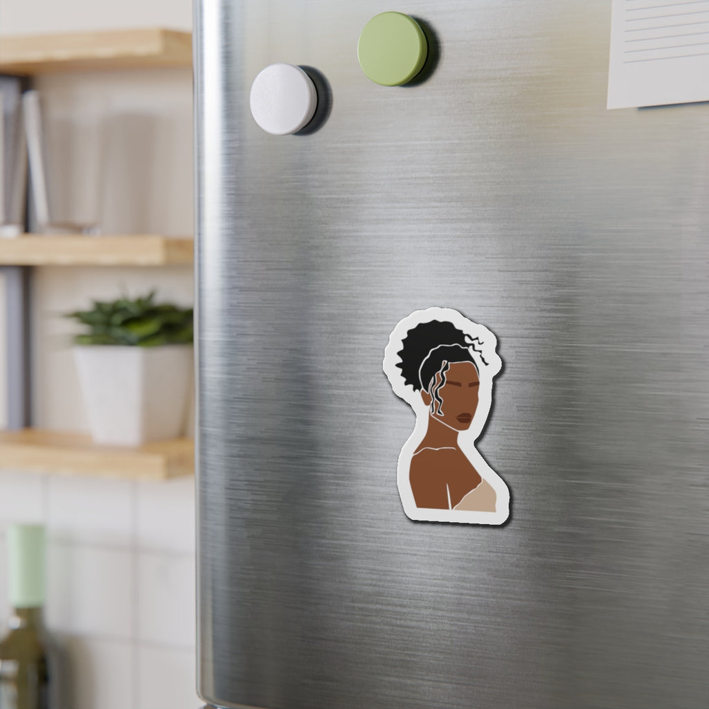 Minimal Brown Skin Woman — Magnet