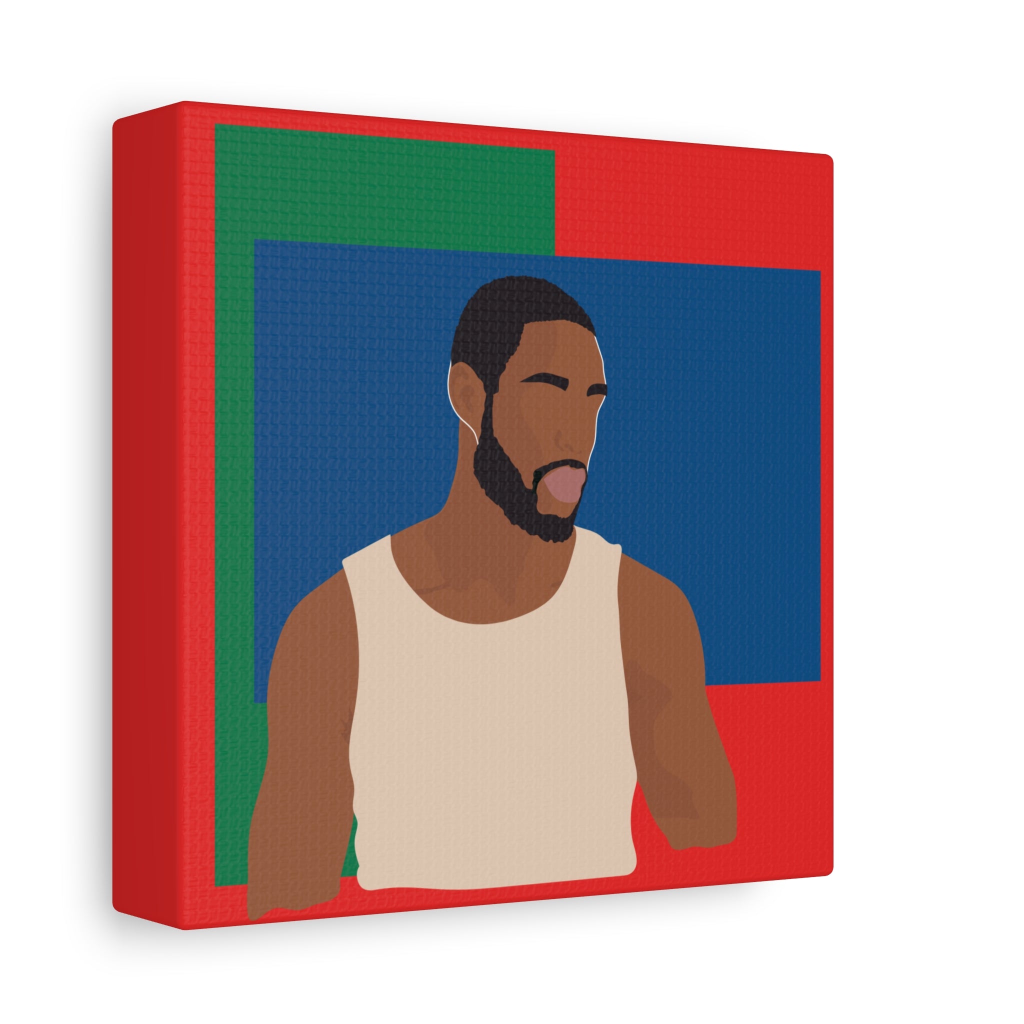 Modern Minimalist Bold Color Block -  Canvas Art