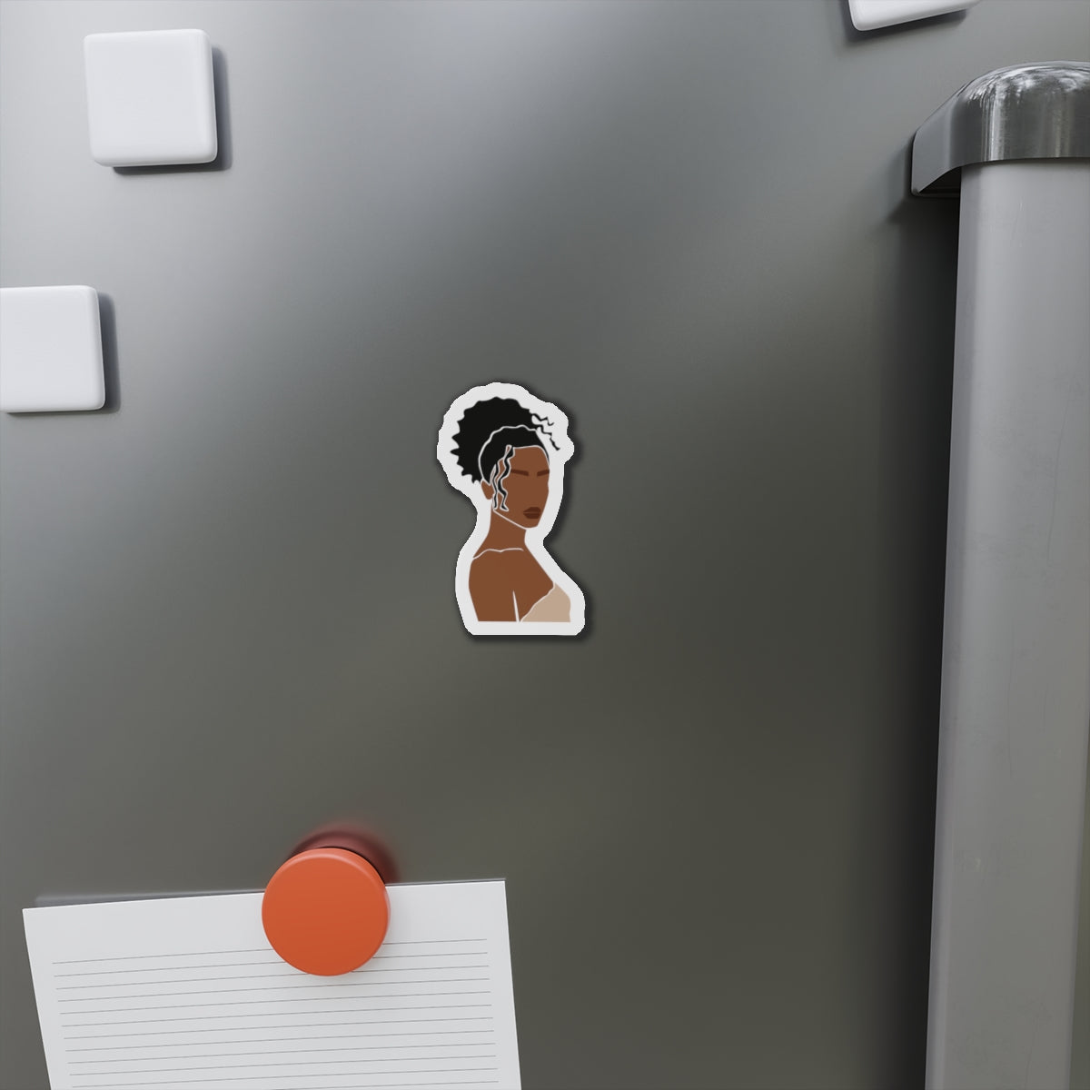 Minimal Brown Skin Woman — Magnet