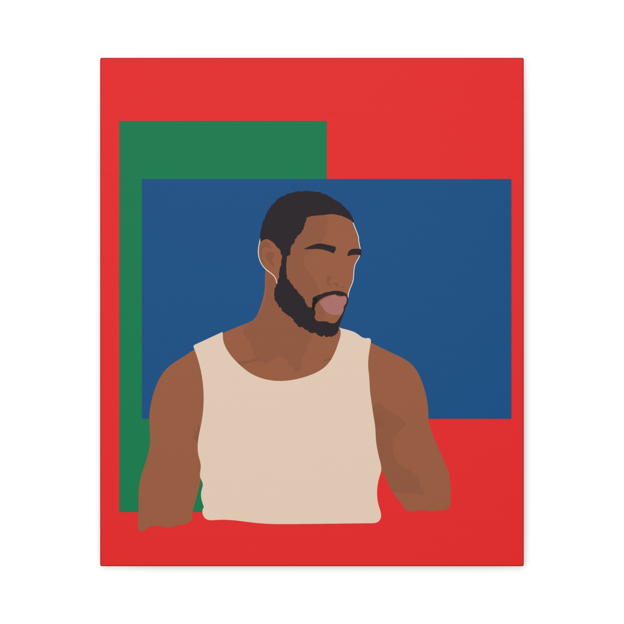 Modern Minimalist Bold Color Block -  Canvas Art