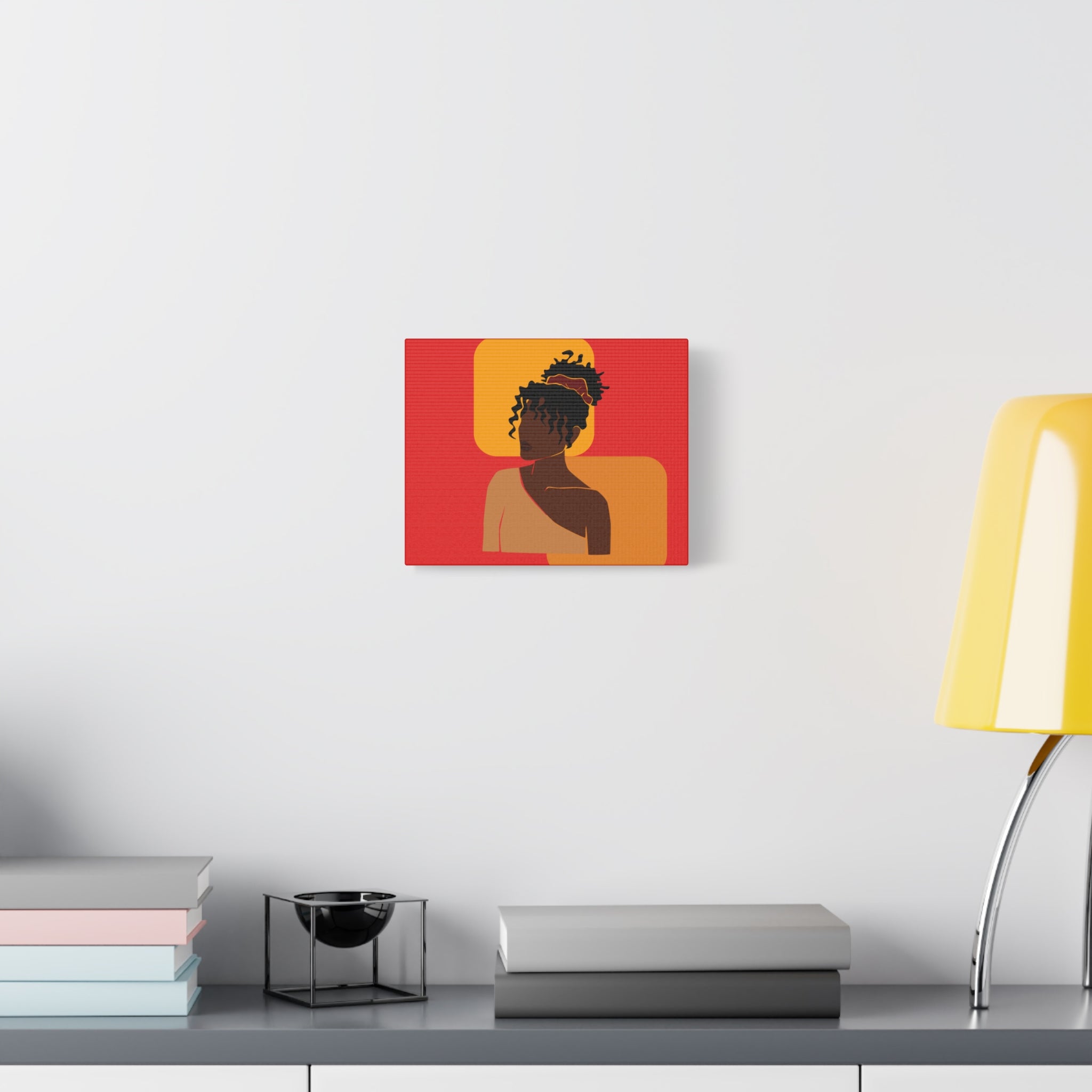 Afrocentric Black Woman - Canvas Art