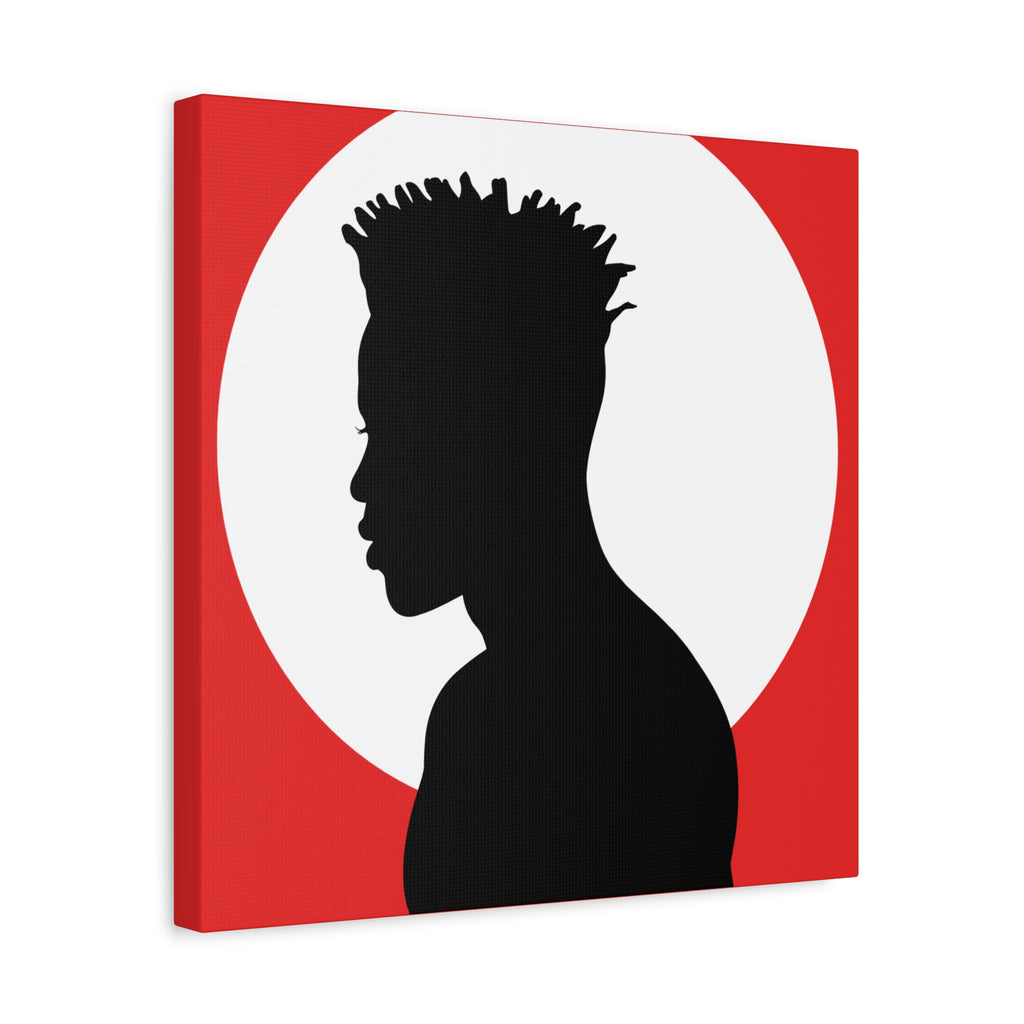 Male Silhouette — Canvas Art