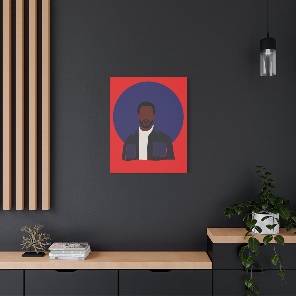 Minimalist Male Abstract — Canvas Art