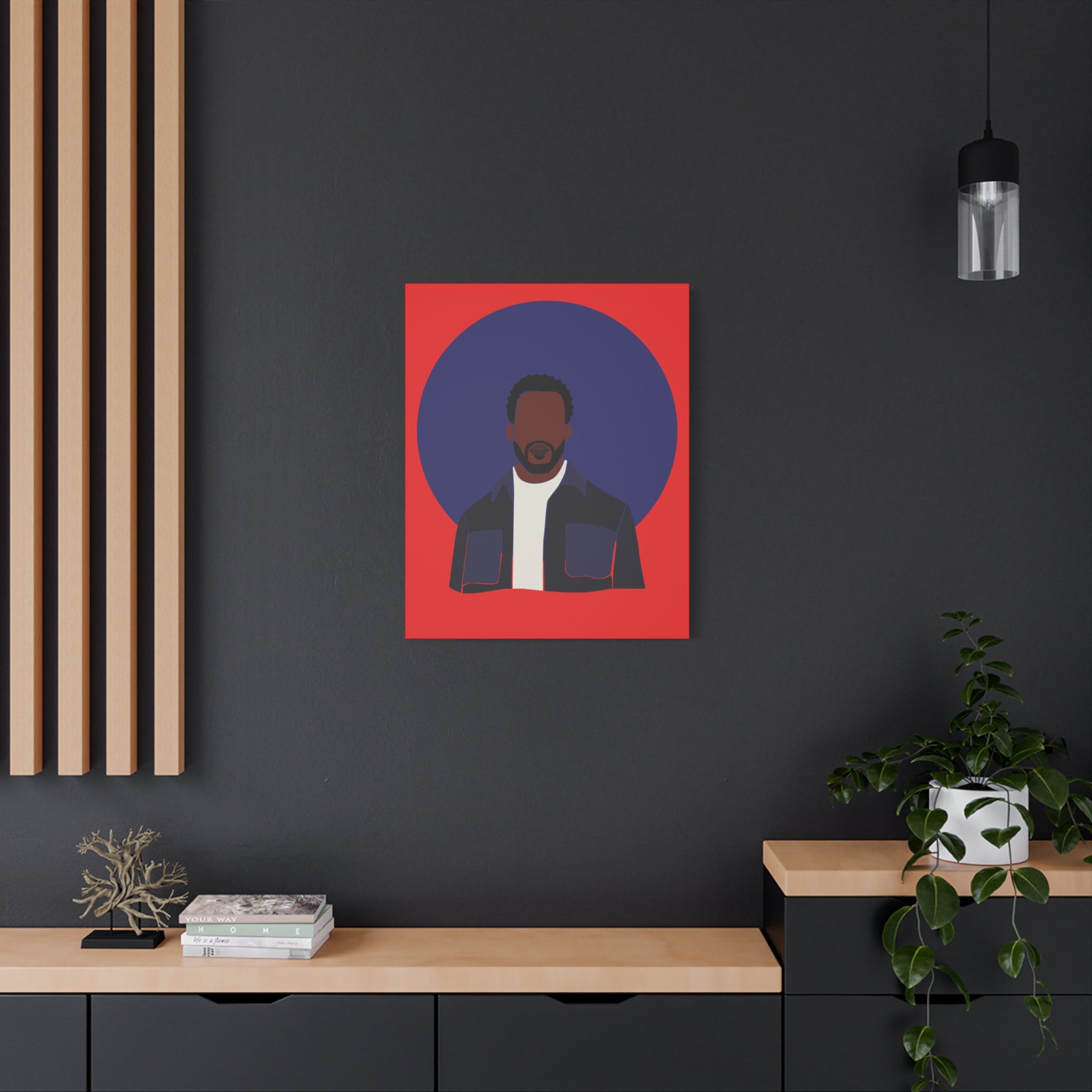 Minimalist Male Abstract — Canvas Art
