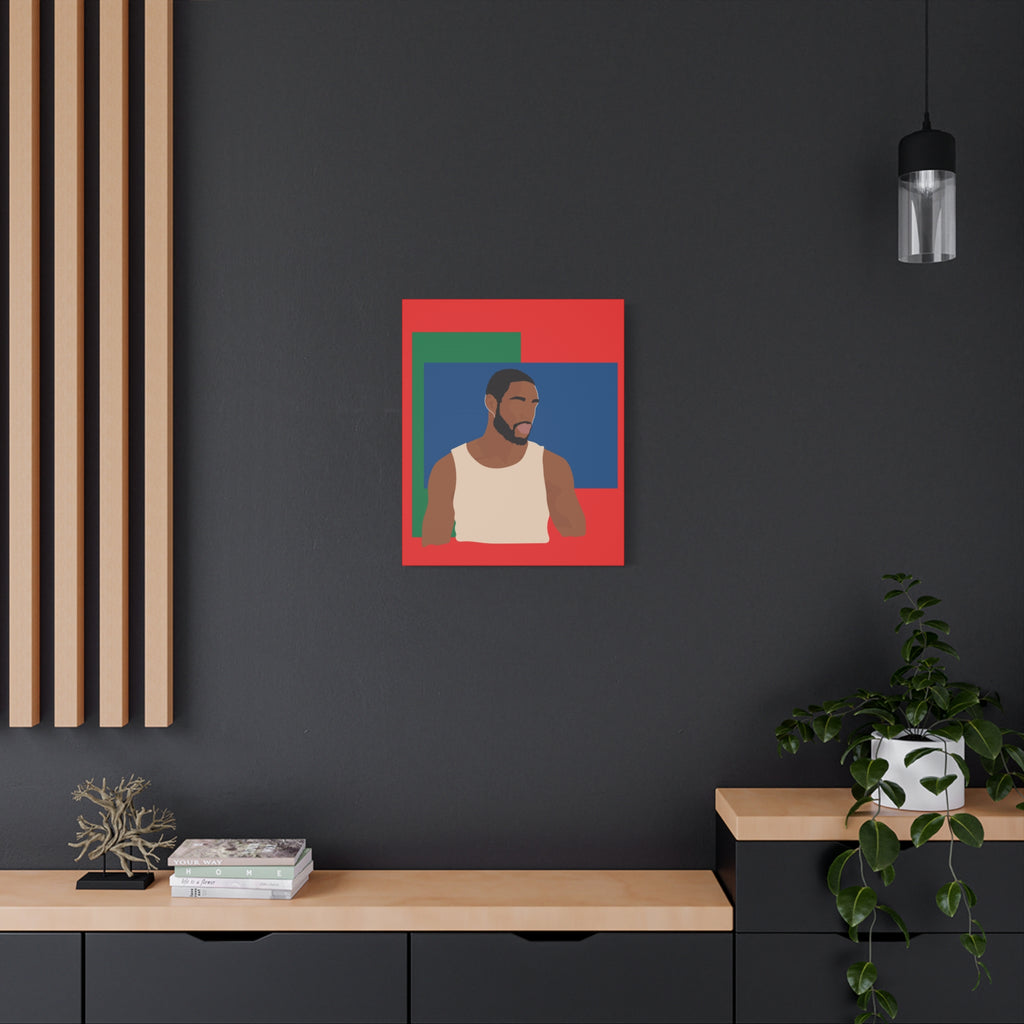 Modern Minimalist Bold Color Block -  Canvas Art