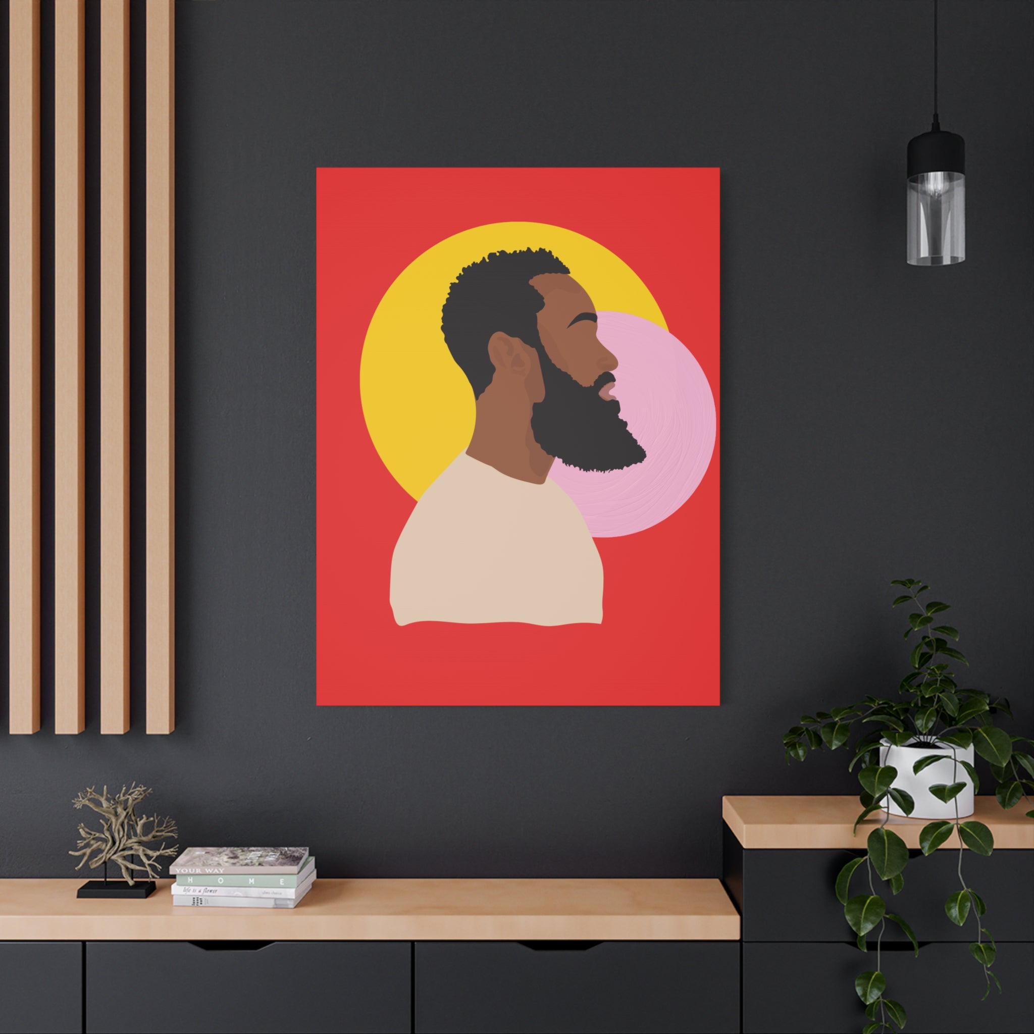 Bearded Man - Canvas Art