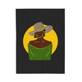 Stylish Lady Portrait — Blanket