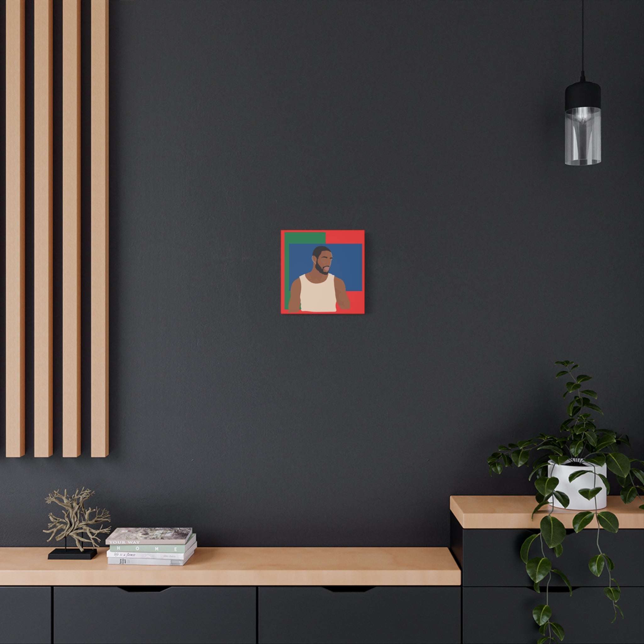 Modern Minimalist Bold Color Block -  Canvas Art