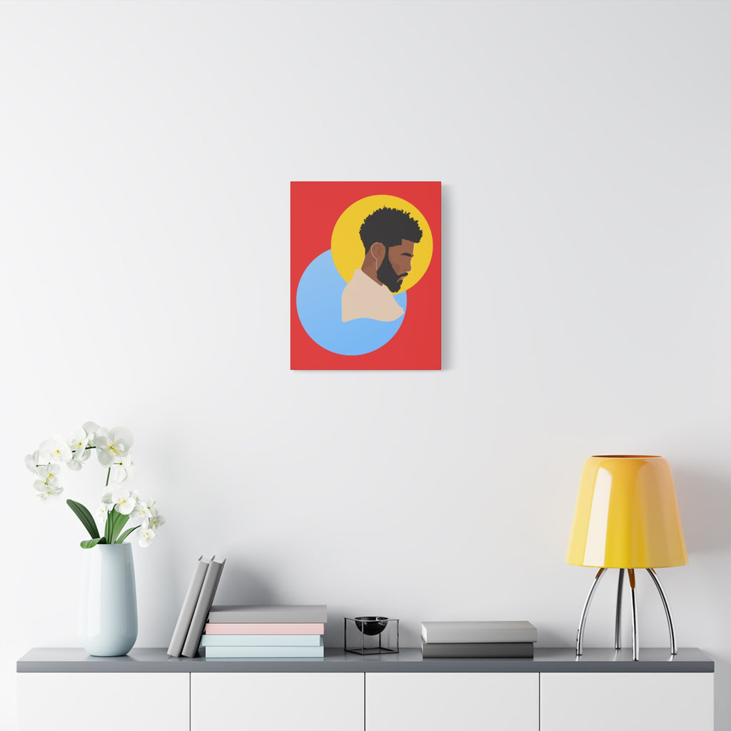 Male Silhouette — Canvas Art