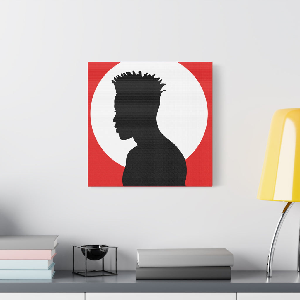 Male Silhouette — Canvas Art
