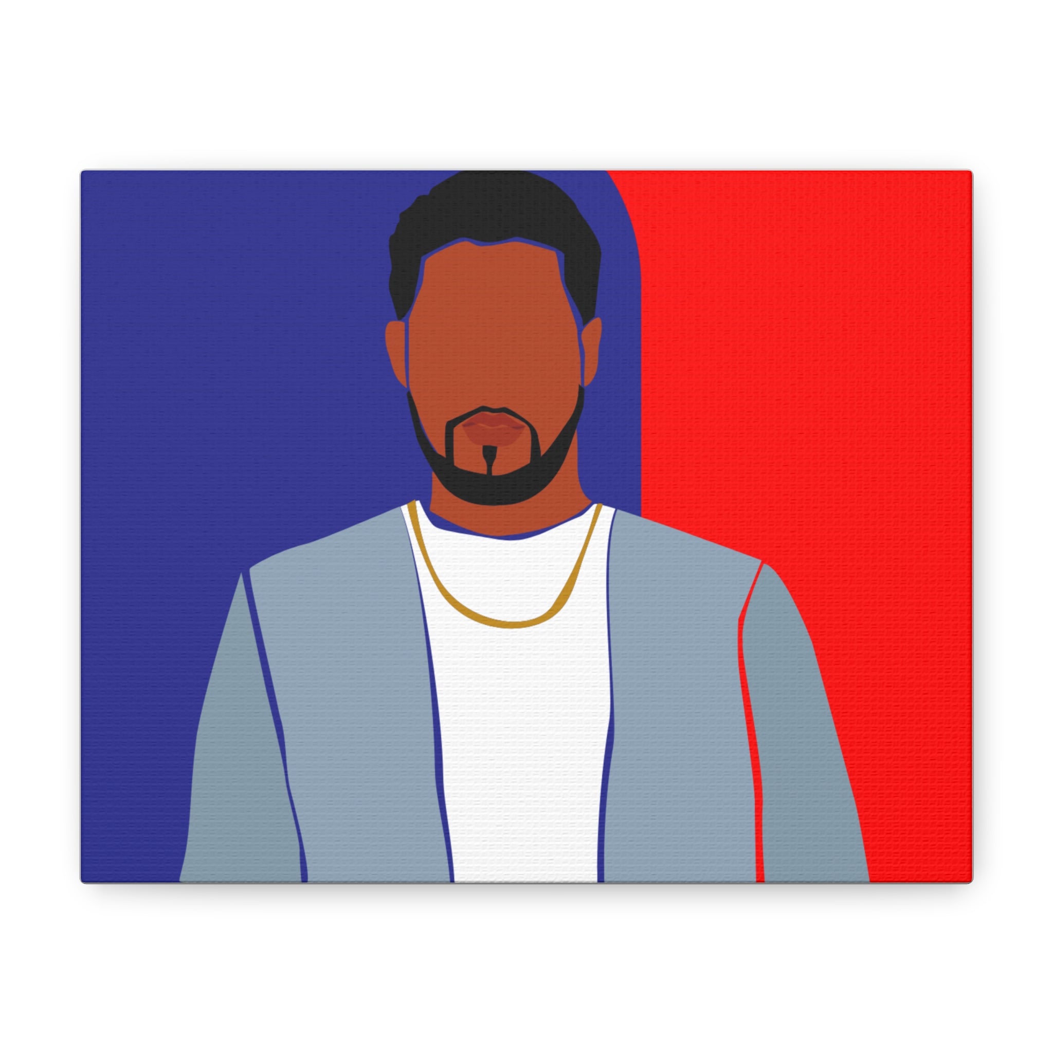 Abstract Male Figure - Canvas Art
