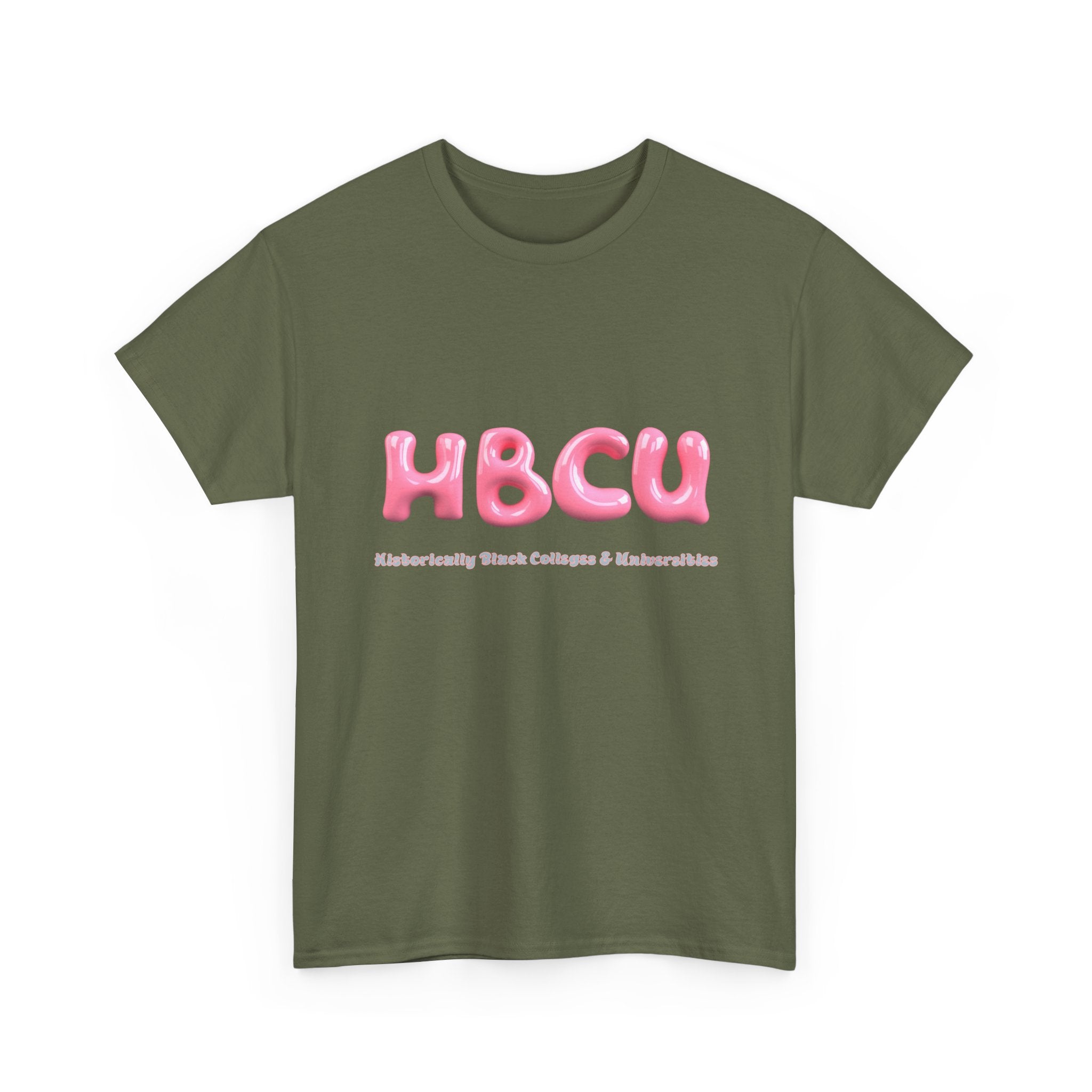 HBCU Pink Bubble Letter - Empowerment Tee Shirt