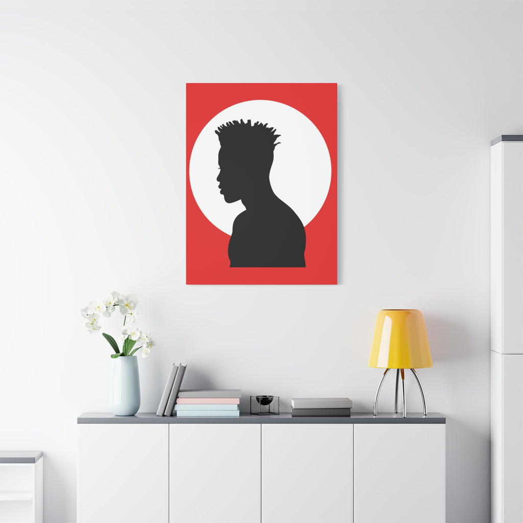 Male Silhouette — Canvas Art