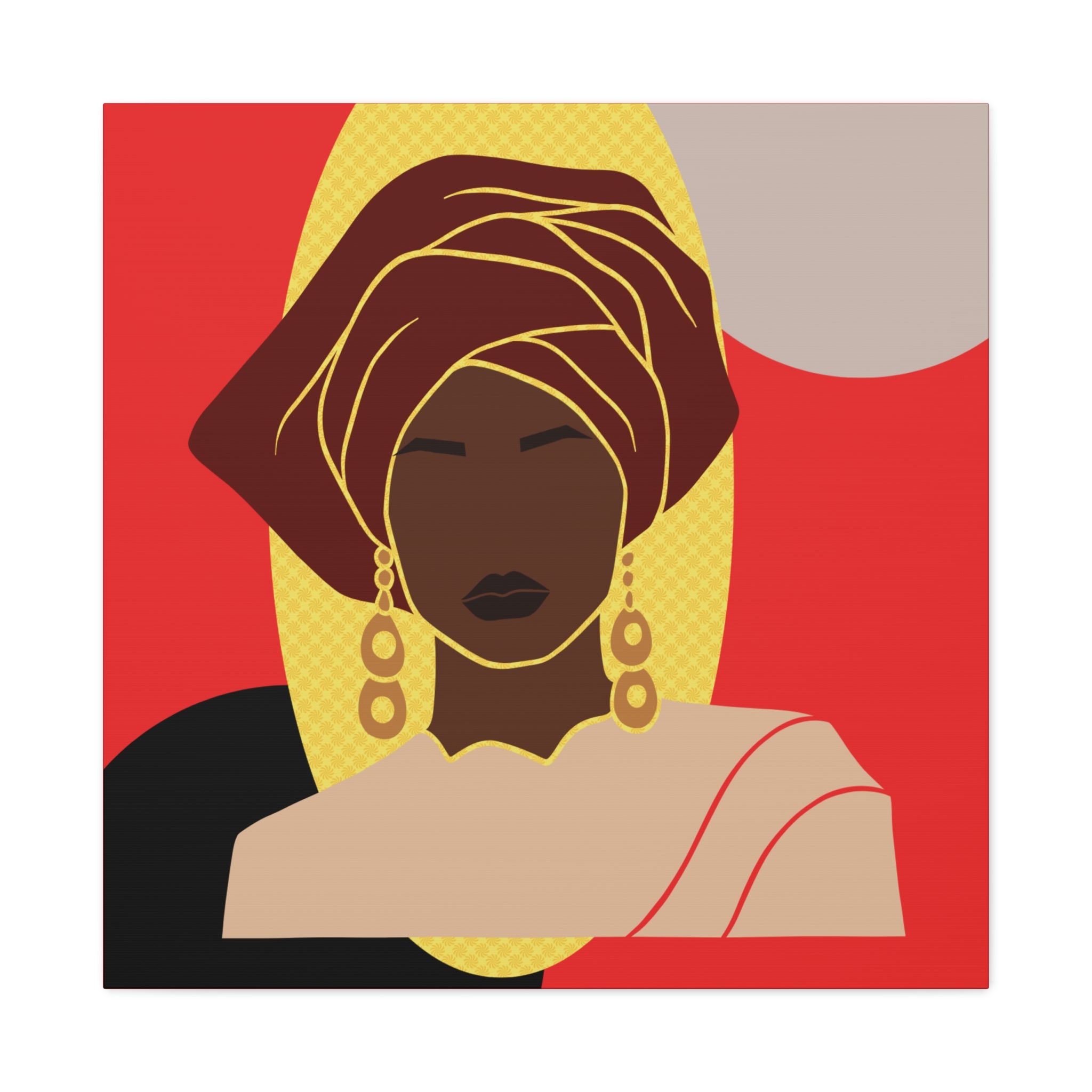 African Lady — Canvas Art